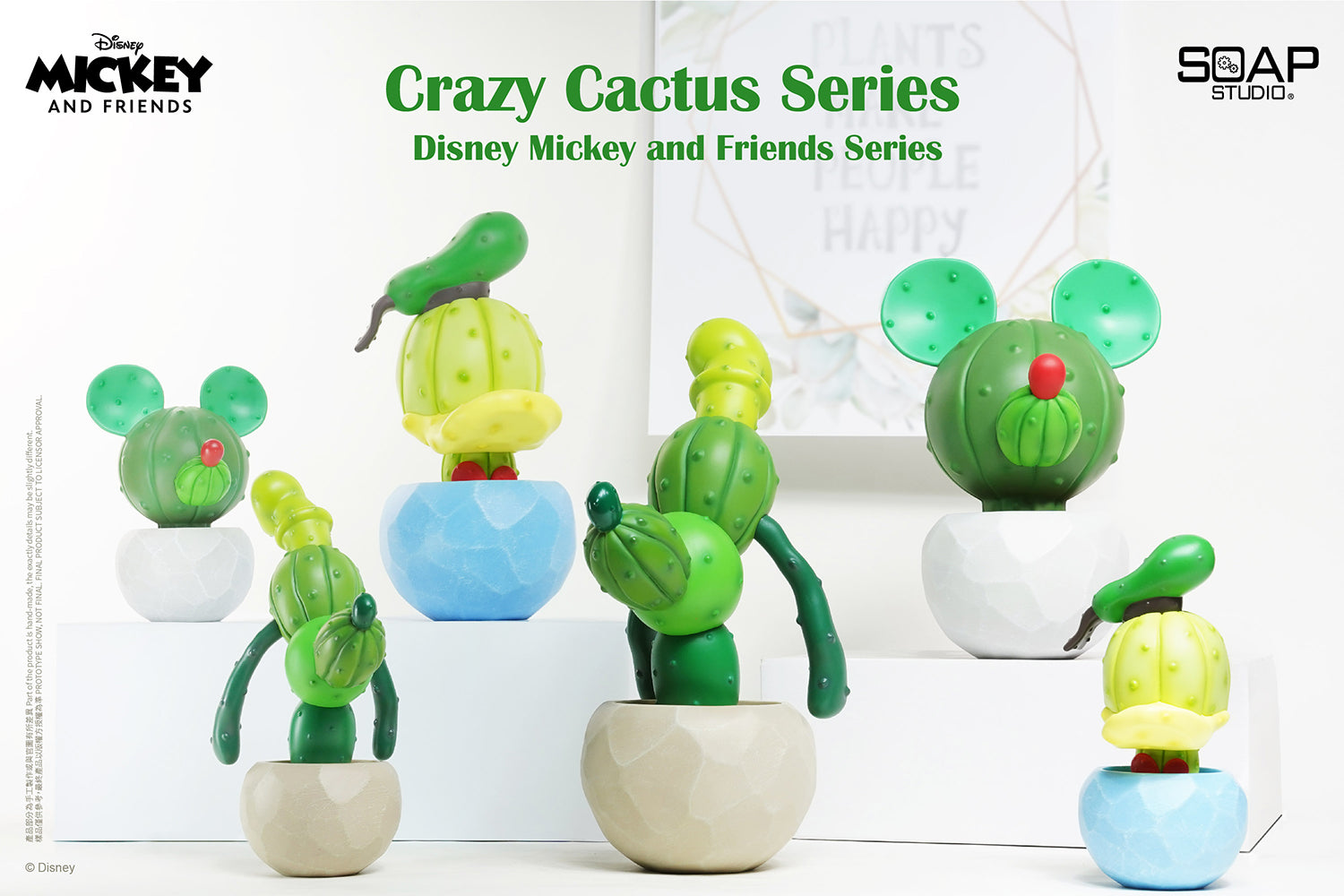 Soap Studio DY052 Disney Donald Duck Series - Crazy Cactus Figure