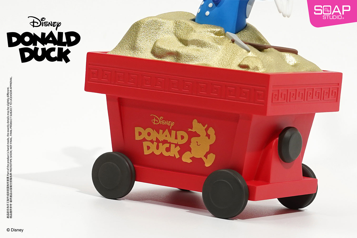 Soap Studio DY090 Disney Donald Duck Gold Hunter Ornament