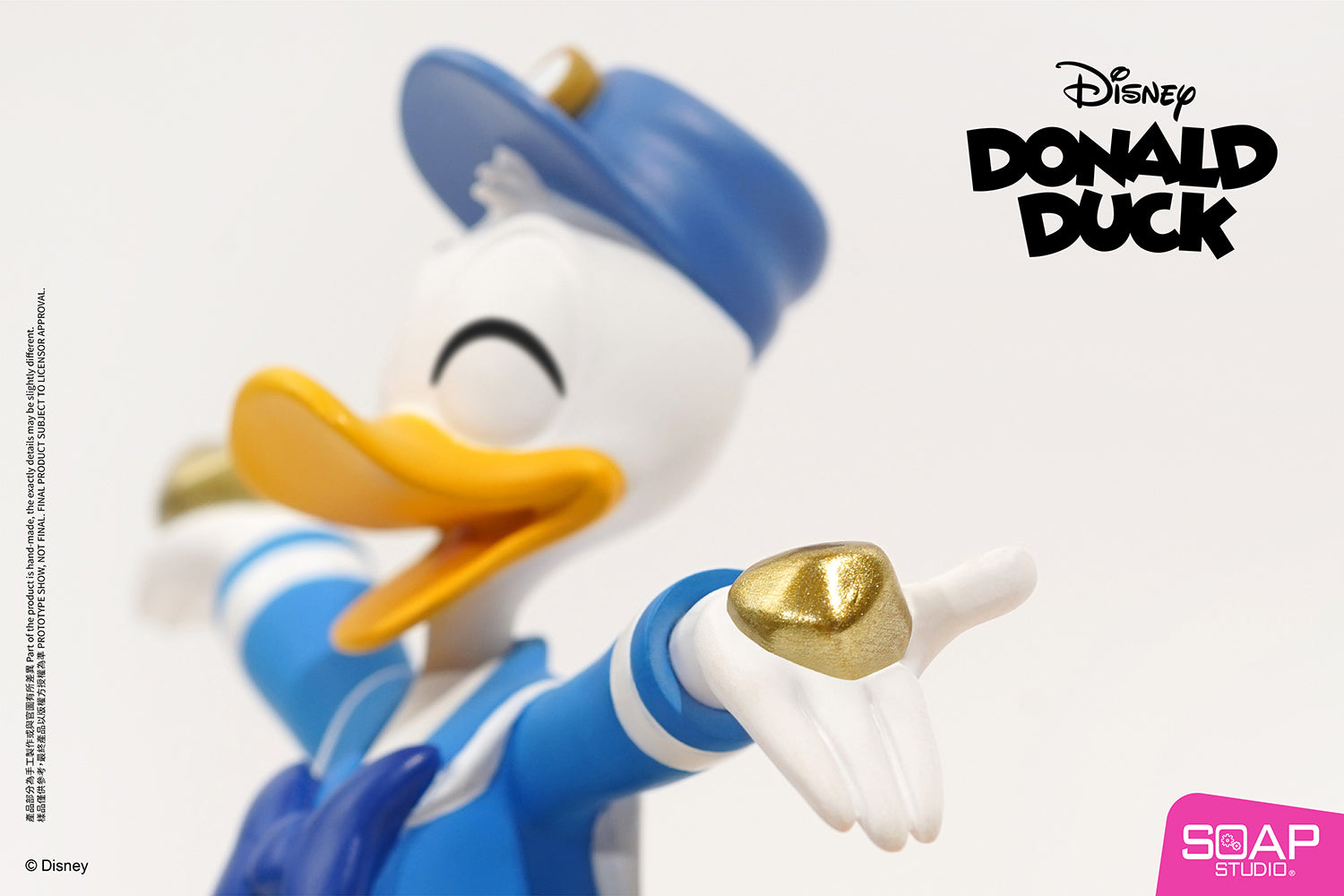 Soap Studio DY090 Disney Donald Duck Gold Hunter Ornament