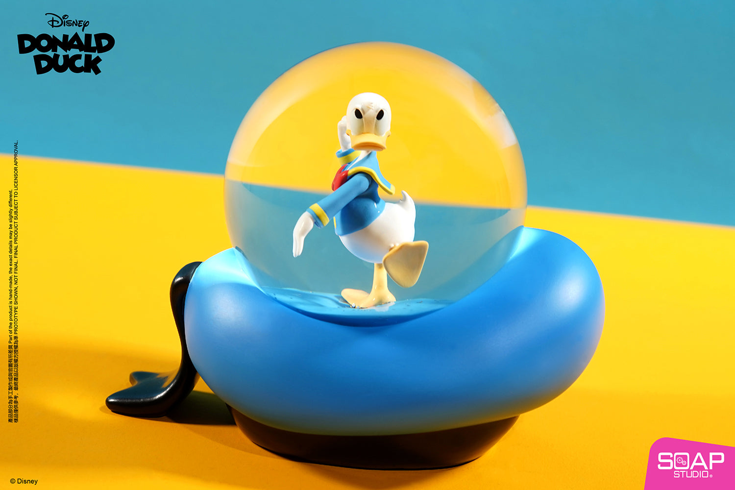 Soap Studio DY307 Donald Duck Magic Bubble Snow Globe