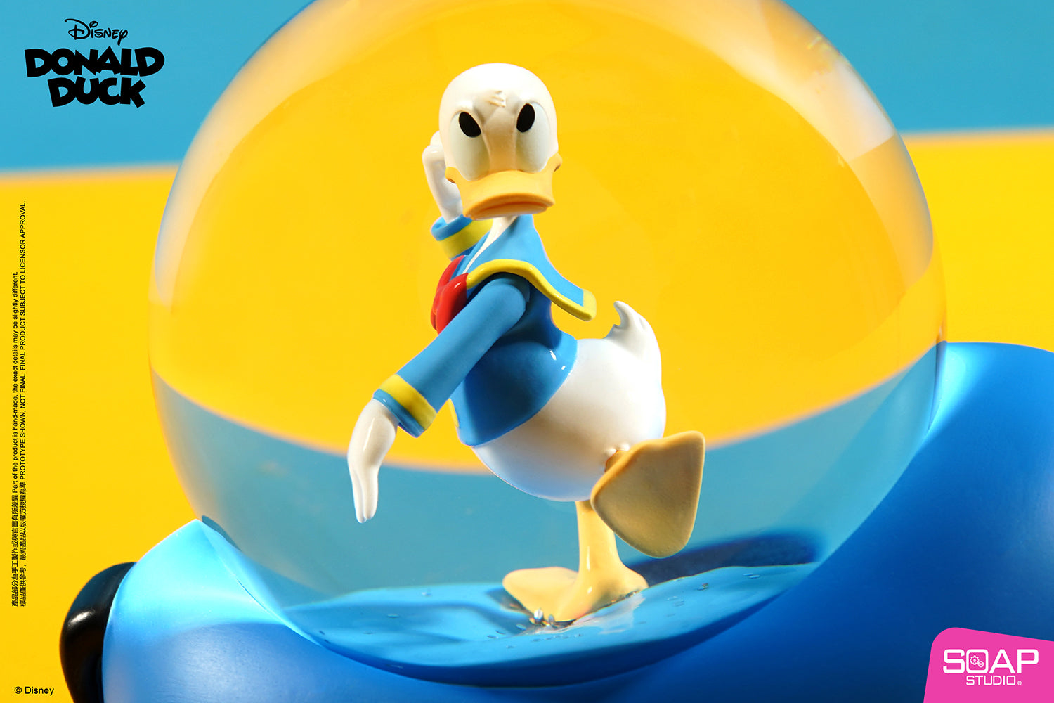 Soap Studio DY307 Donald Duck Magic Bubble Snow Globe