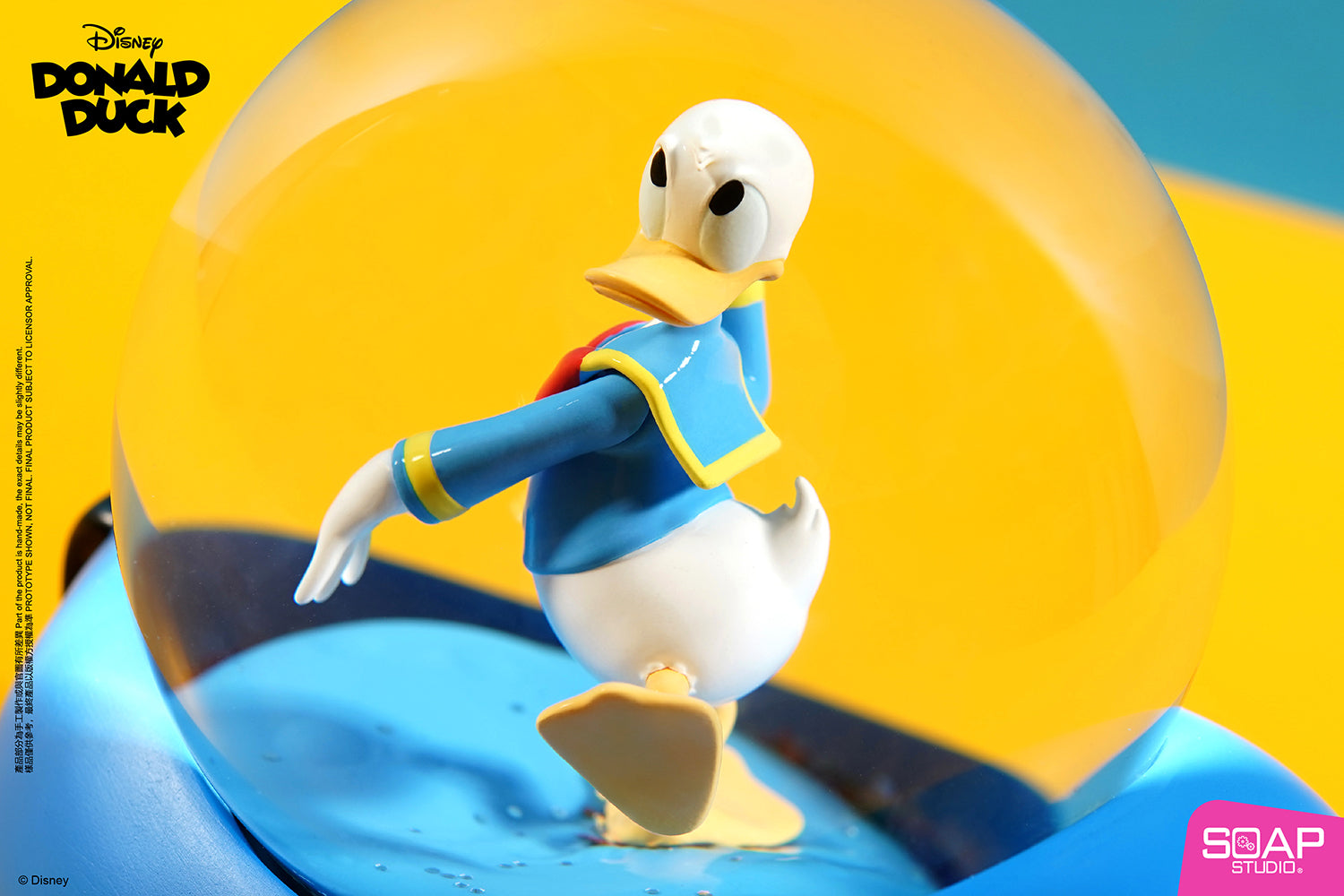 Soap Studio DY307 Donald Duck Magic Bubble Snow Globe