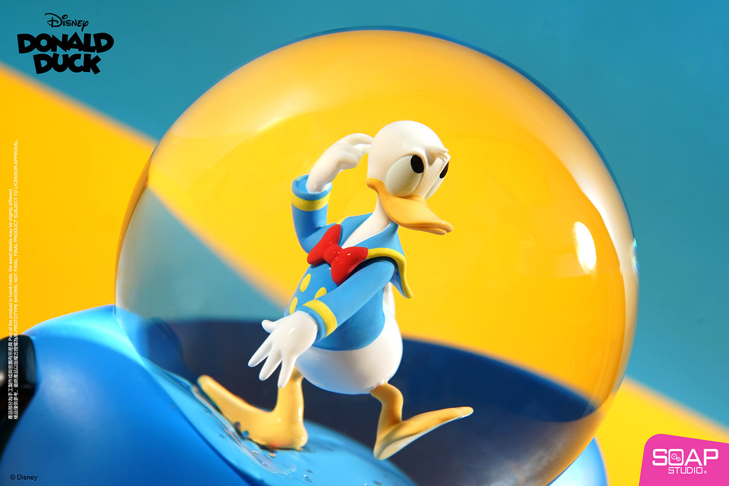 Soap Studio DY307 Donald Duck Magic Bubble Snow Globe