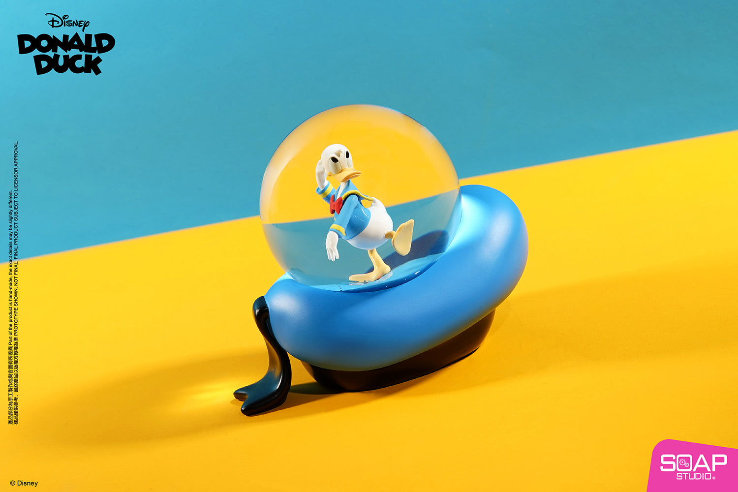 Soap Studio DY307 Donald Duck Magic Bubble Snow Globe