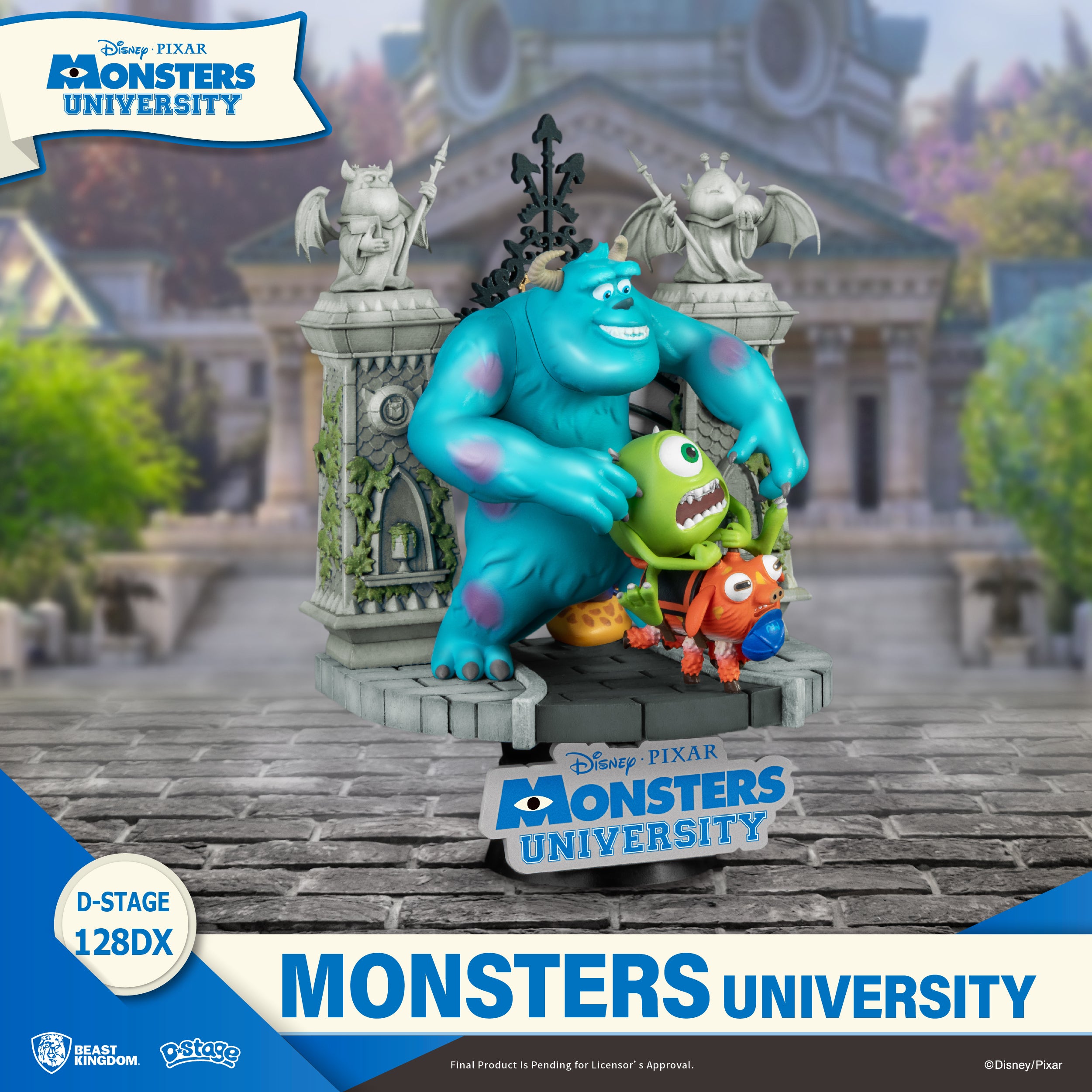 Beast Kingdom DS-128DX Disney Pixar Monsters University Diorama Stage D-Stage Figure Statue