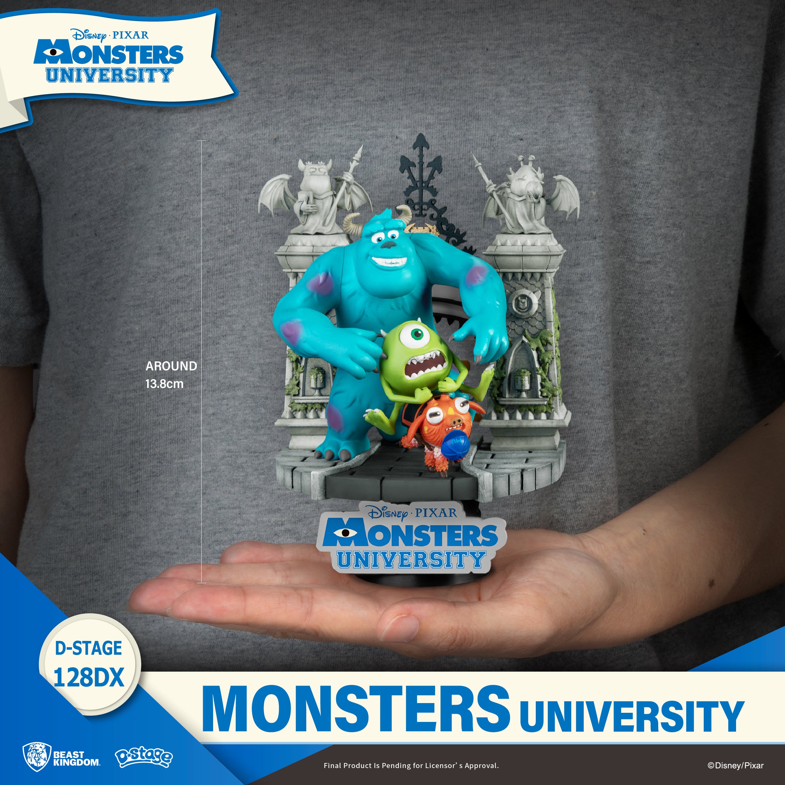 Beast Kingdom DS-128DX Disney Pixar Monsters University Diorama Stage D-Stage Figure Statue