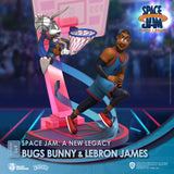 Beast Kingdom DS-069 Warner Bros. Space Jam A New Legacy: Bugs Bunny & Lebron James Diorama Stage D-Stage Figure Statue (Standard Version)