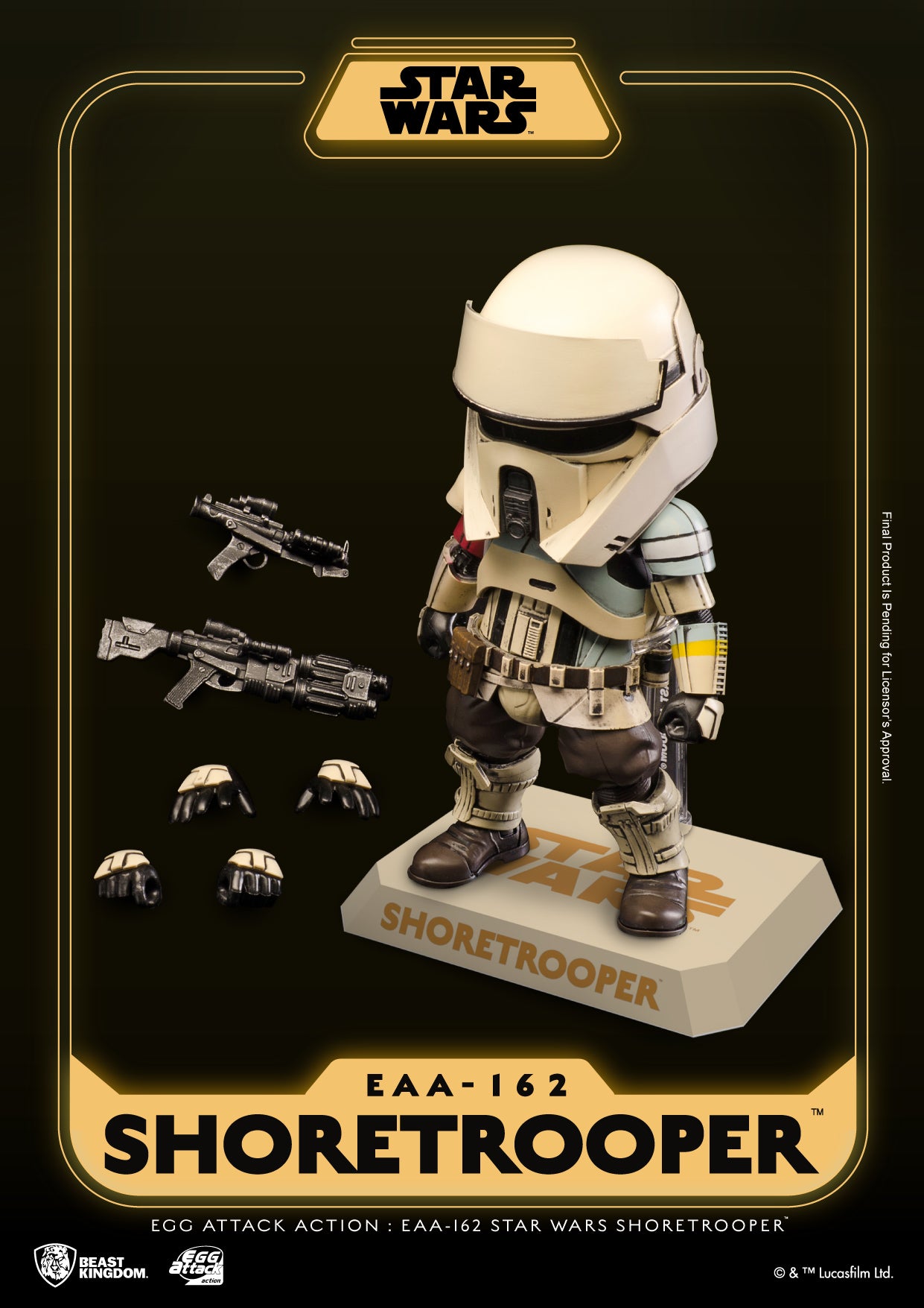 Beast Kingdom EAA-162 Star Wars Shoretrooper Egg Attack Action Figure