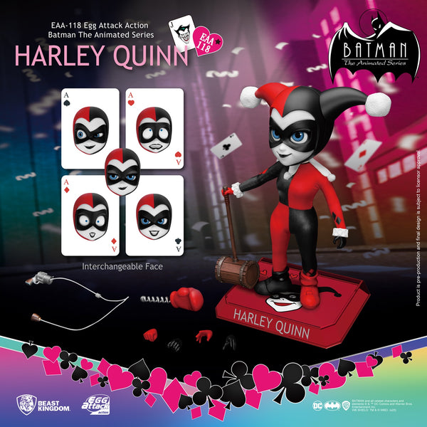 EAA-118エッグアタック アクション ハーレークイン バットマン フィギュア Beast Kingdom EAA-118 The Animated Series Harley Quinn – Beast