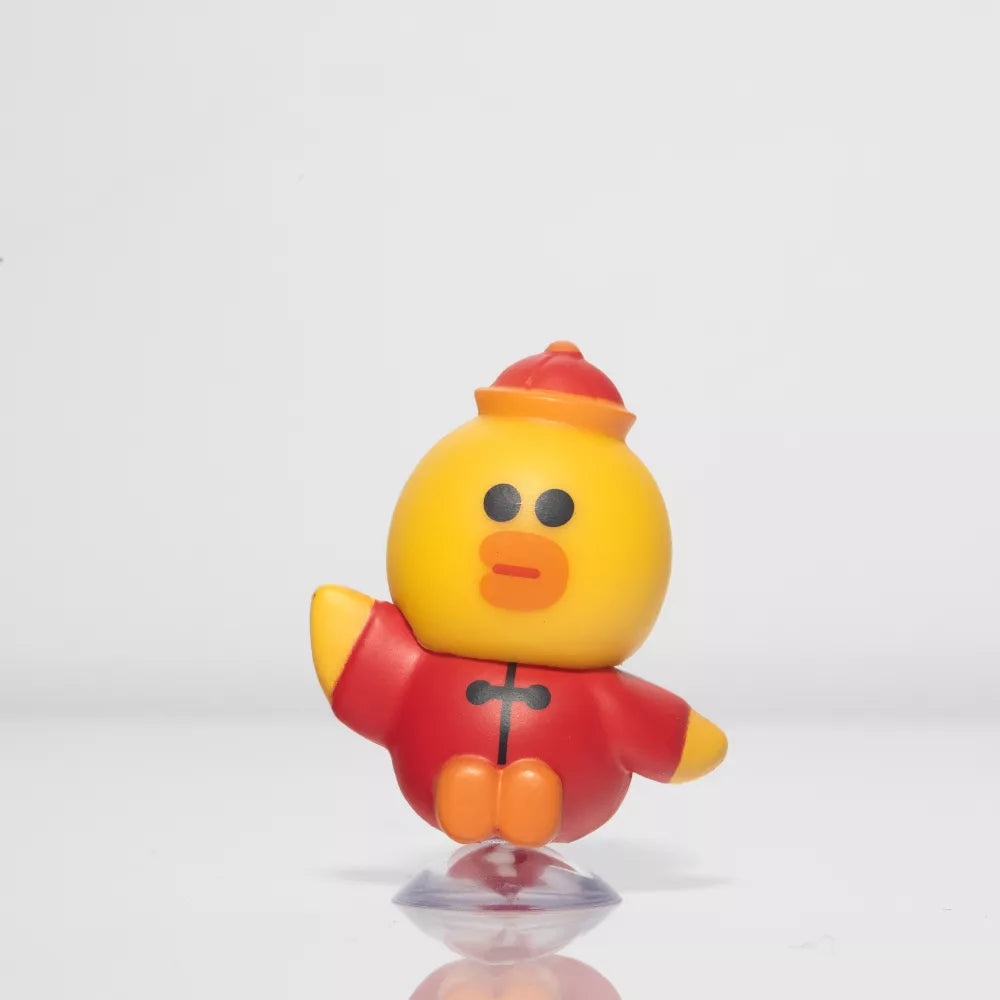 Beast Kingdom MEA-024 LINE FRIENDS Suction Cup Series Toy Set Mini Egg Attack Figure (6pcs)