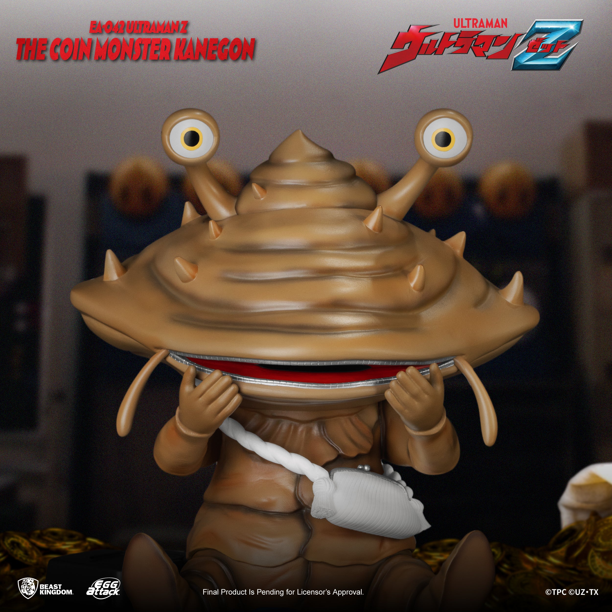 Beast Kingdom EA-042 Ultraman Z Coin monster Kanegon Egg Attack Figure