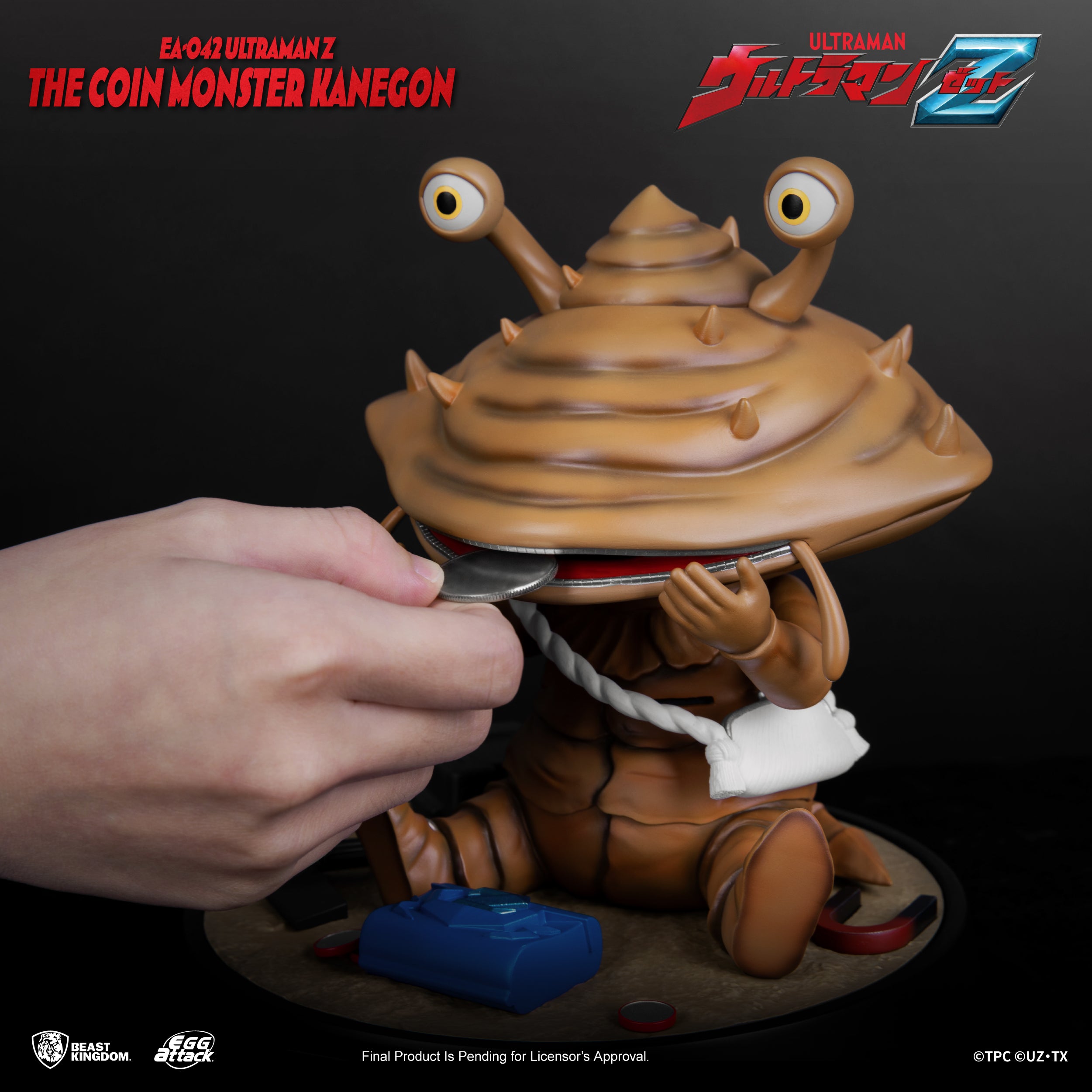 Beast Kingdom EA-042 Ultraman Z Coin monster Kanegon Egg Attack Figure