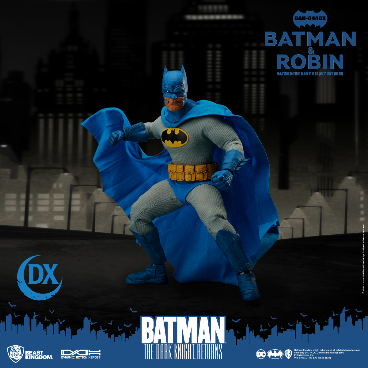 Beast Kingdom DAH-044DX DC Comics Batman The Dark Knight Returns: Batman & Robin Dynamic 8ction Heroes Action Figure