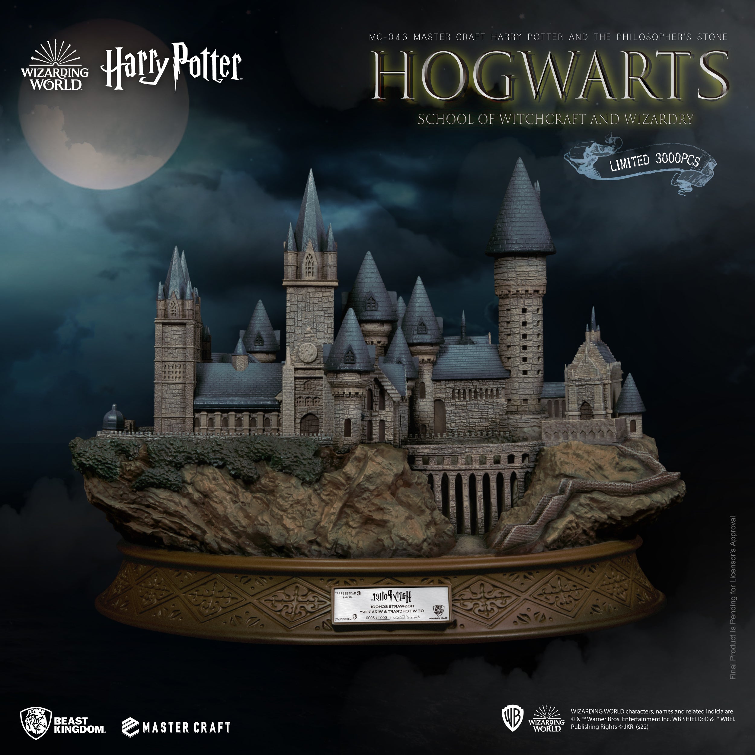 Beast Kingdom MC-043 Harry Potter And The Philosopher's Stone Master Craft Hogwarts School Of Witchcraft And Wizardry 1:4 Scale Master Craft Figure Statue