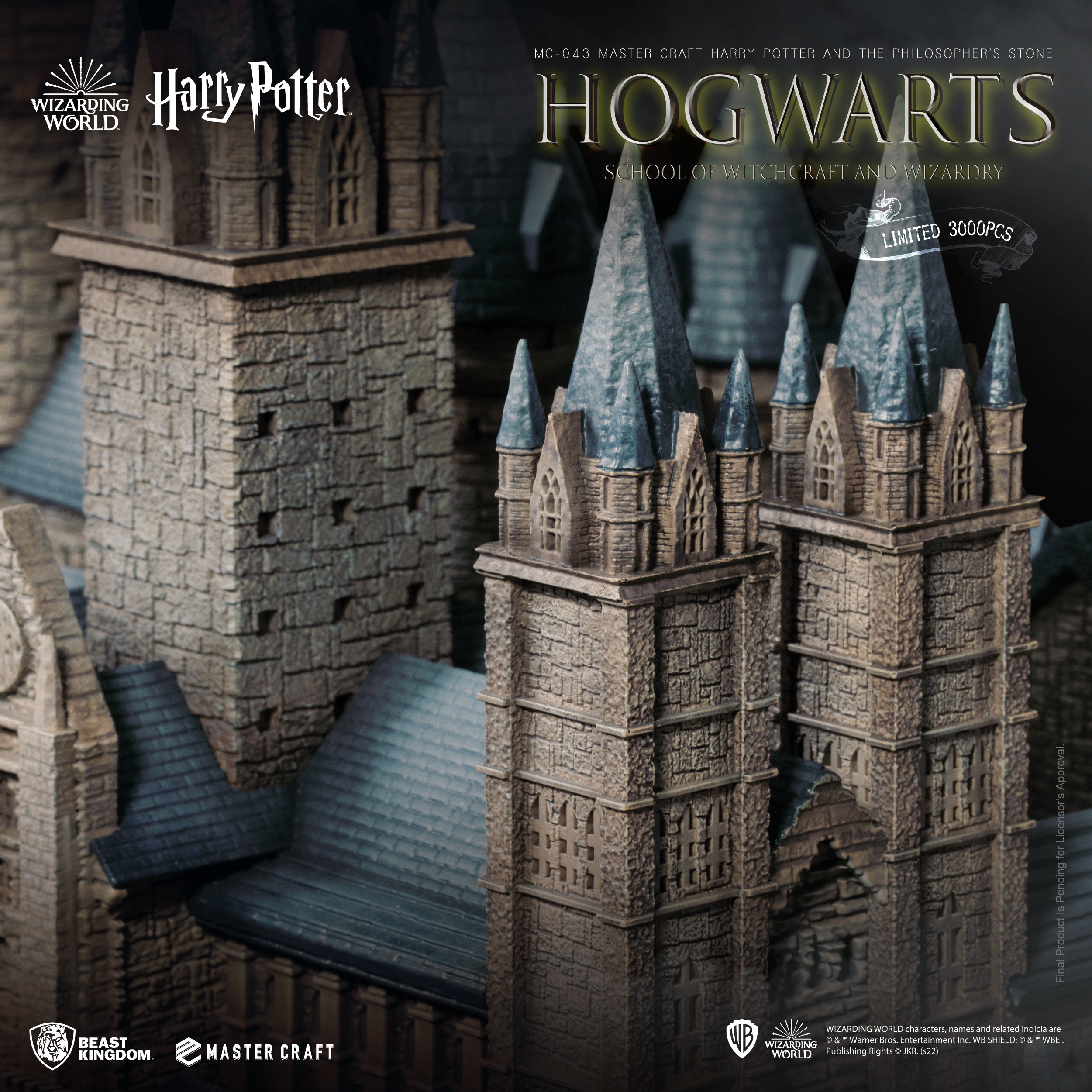 Beast Kingdom MC-043 Harry Potter And The Philosopher's Stone Master Craft Hogwarts School Of Witchcraft And Wizardry 1:4 Scale Master Craft Figure Statue