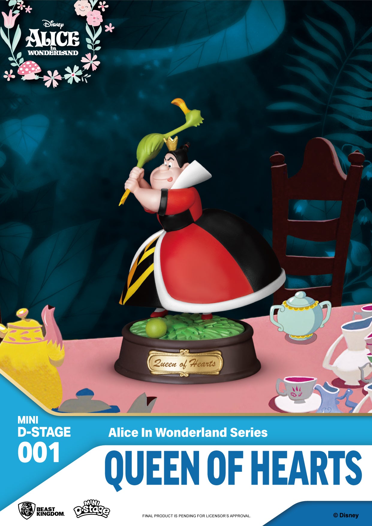 Beast Kingdom MDS-001 Alice in Wonderland Series Set Mini Diorama Stage D-Stage Figure Statue