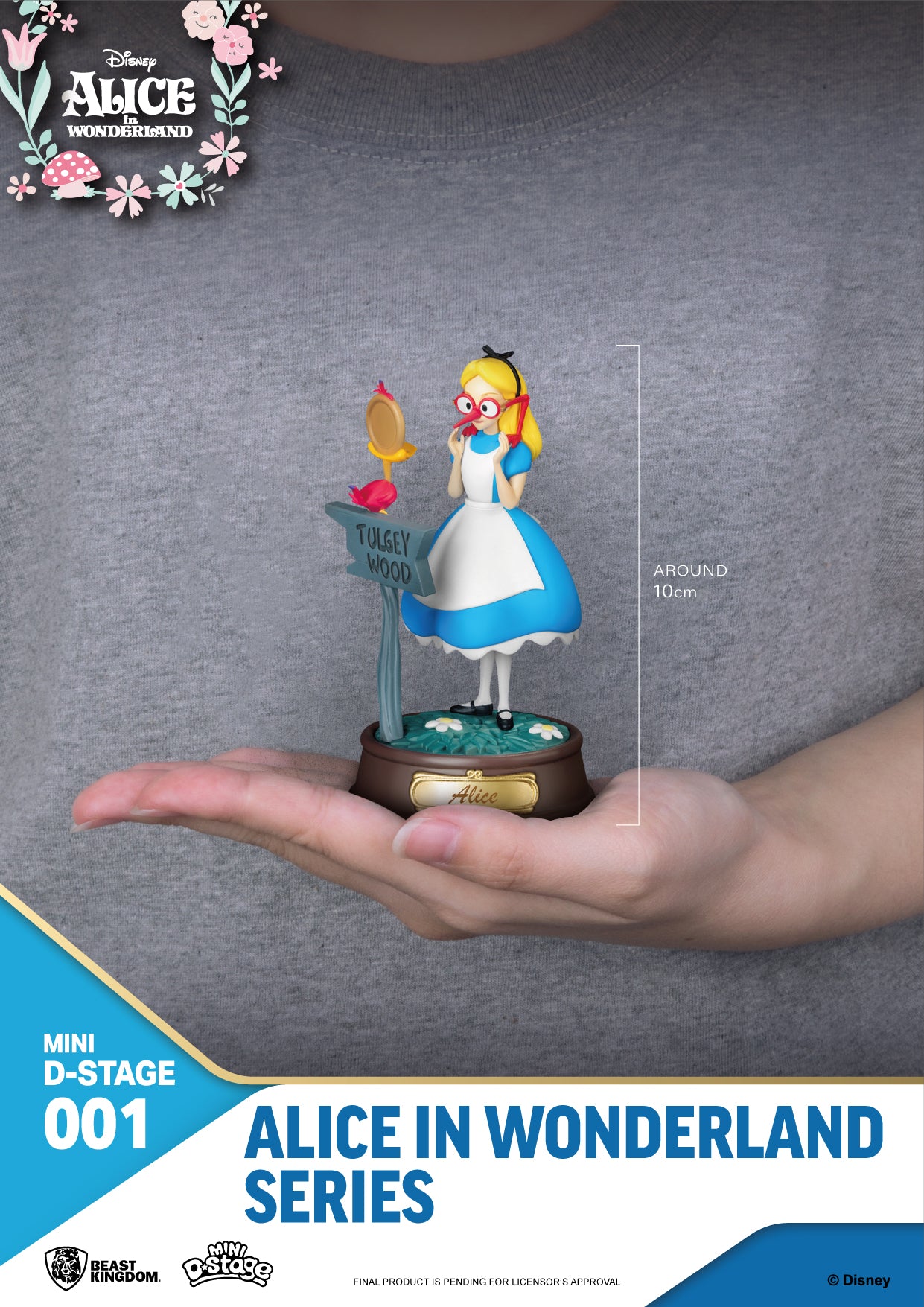 Beast Kingdom MDS-001 Alice in Wonderland Series Set Mini Diorama Stage D-Stage Figure Statue