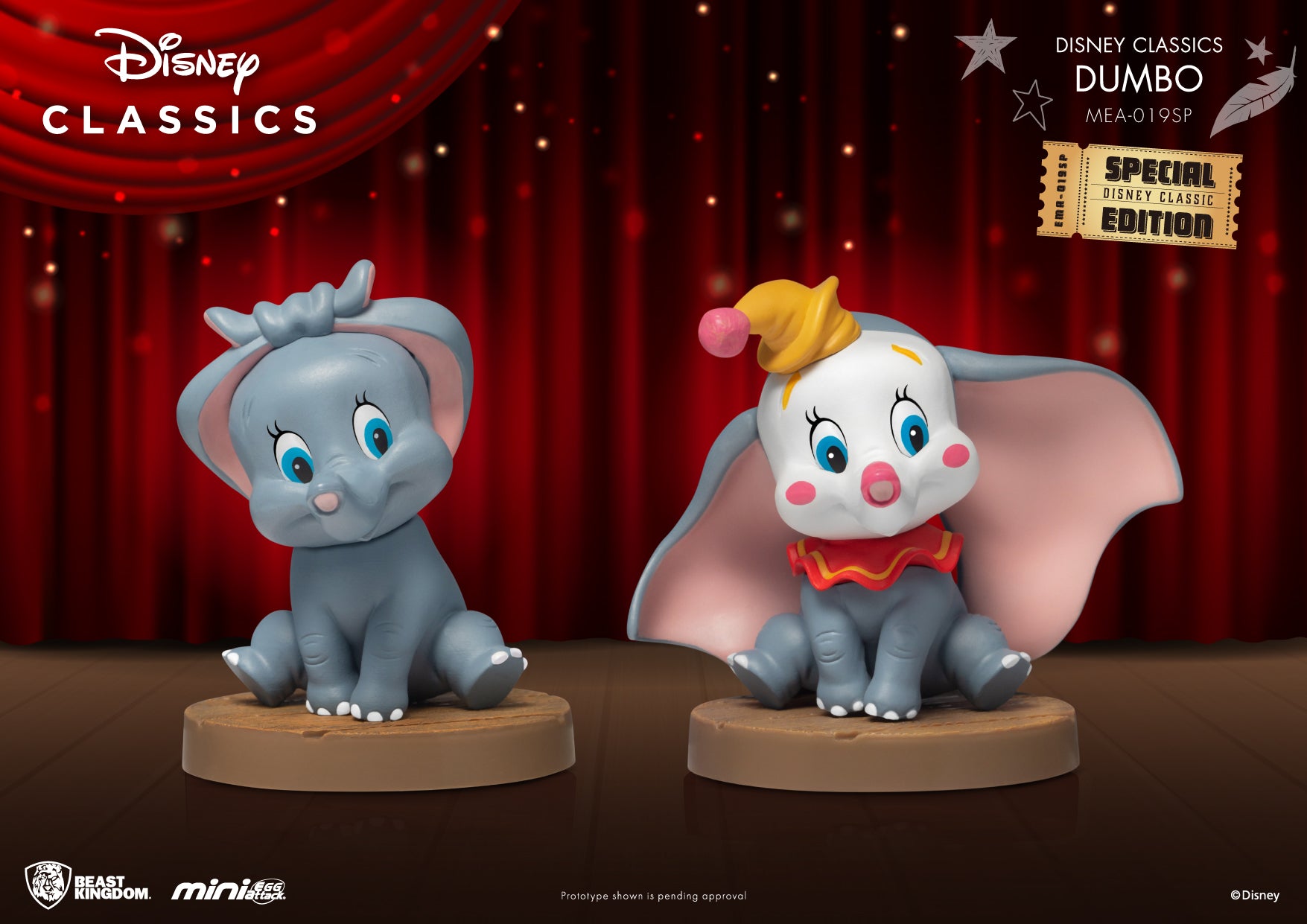 Beast Kingdom MEA-019SP Disney Classic Series Dumbo Special Edition Mini Egg Attack Figure