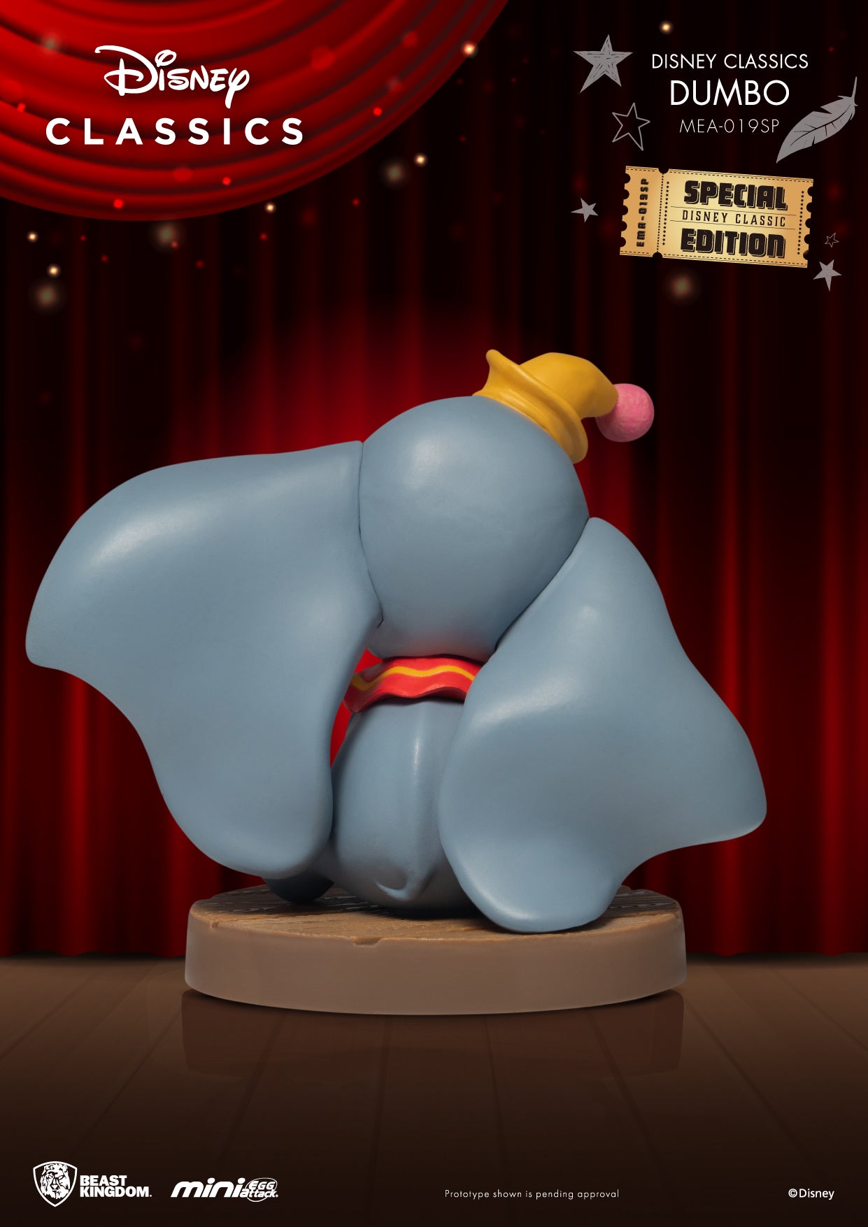 Beast Kingdom MEA-019SP Disney Classic Series Dumbo Special Edition Mini Egg Attack Figure