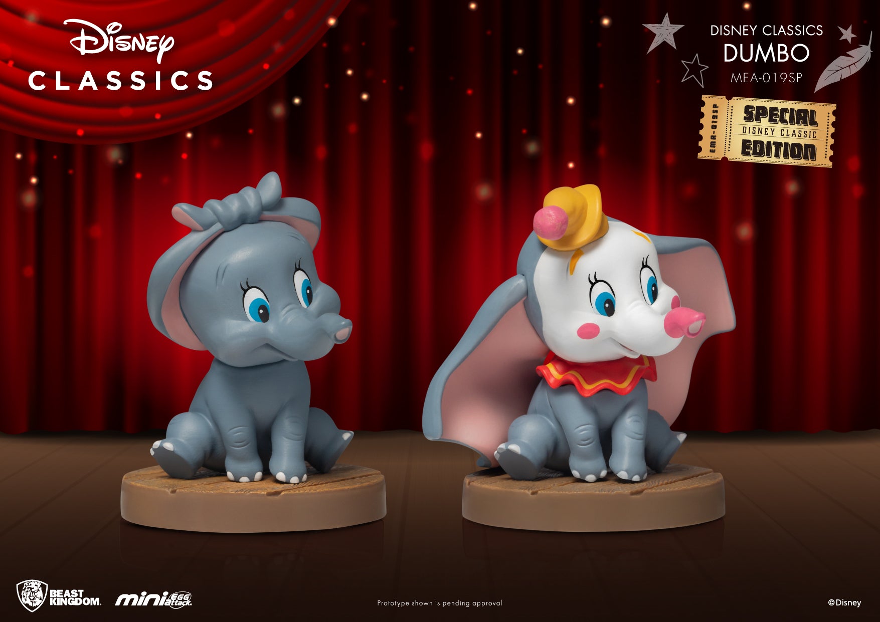 Beast Kingdom MEA-019SP Disney Classic Series Dumbo Special Edition Mini Egg Attack Figure
