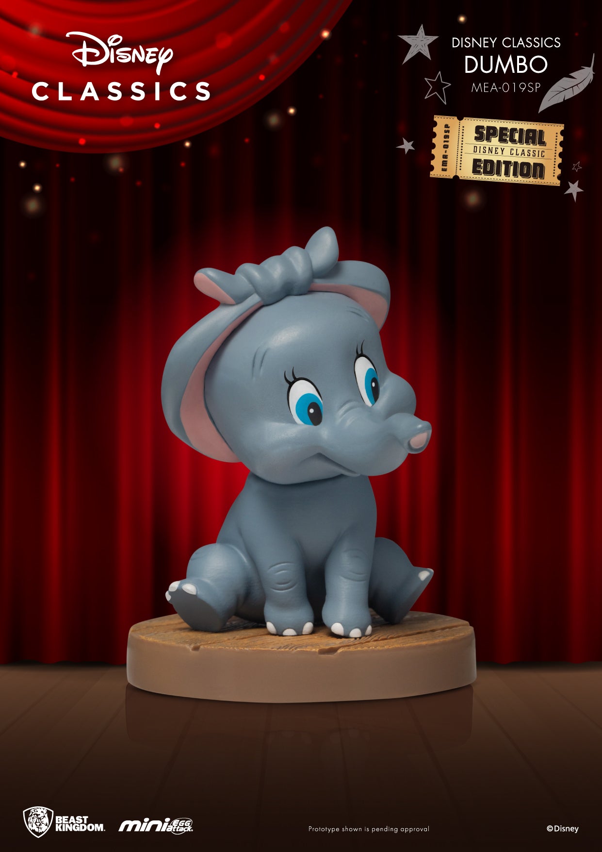 Beast Kingdom MEA-019SP Disney Classic Series Dumbo Special Edition Mini Egg Attack Figure