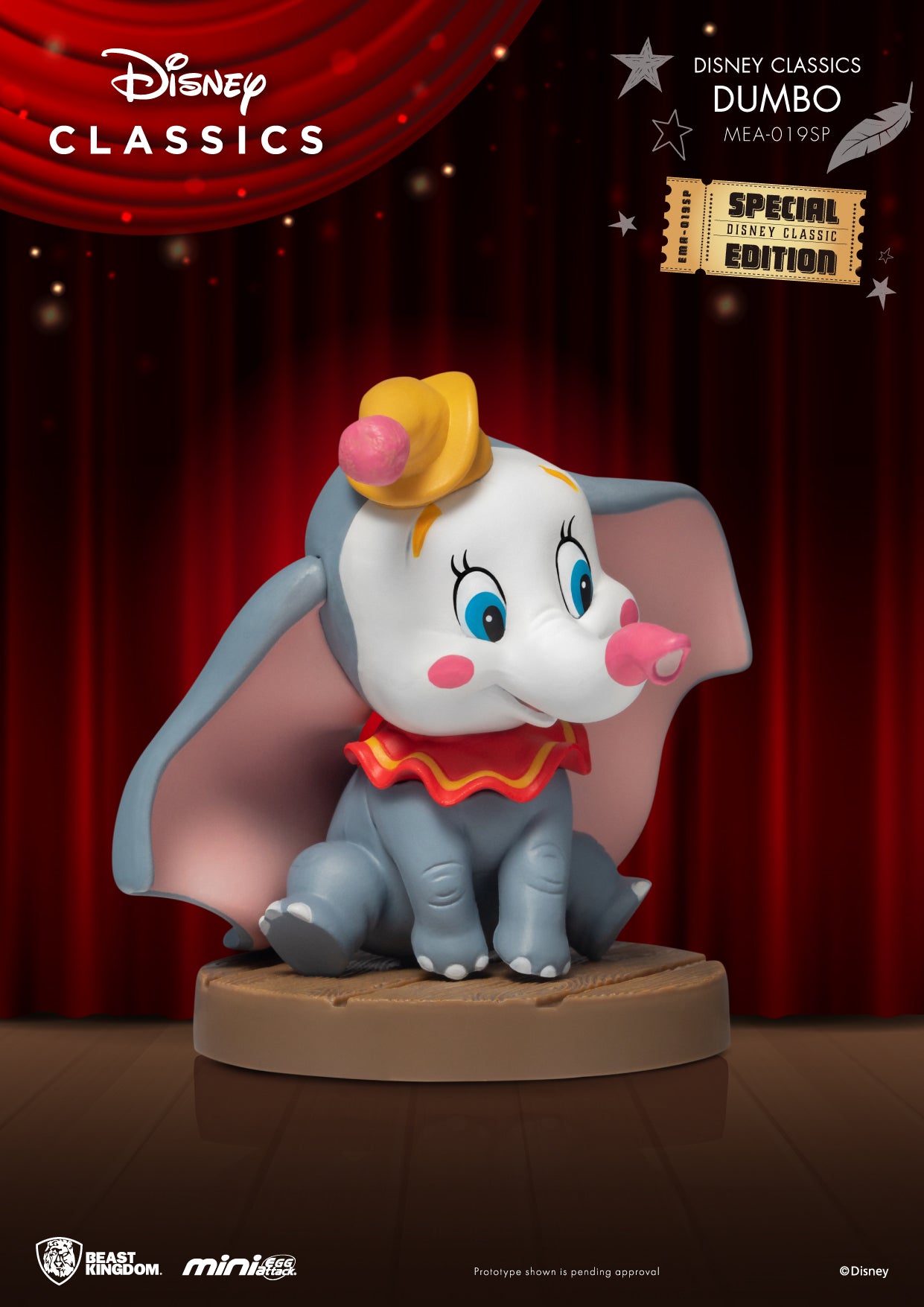 Beast Kingdom MEA-019SP Disney Classic Series Dumbo Special Edition Mini Egg Attack Figure