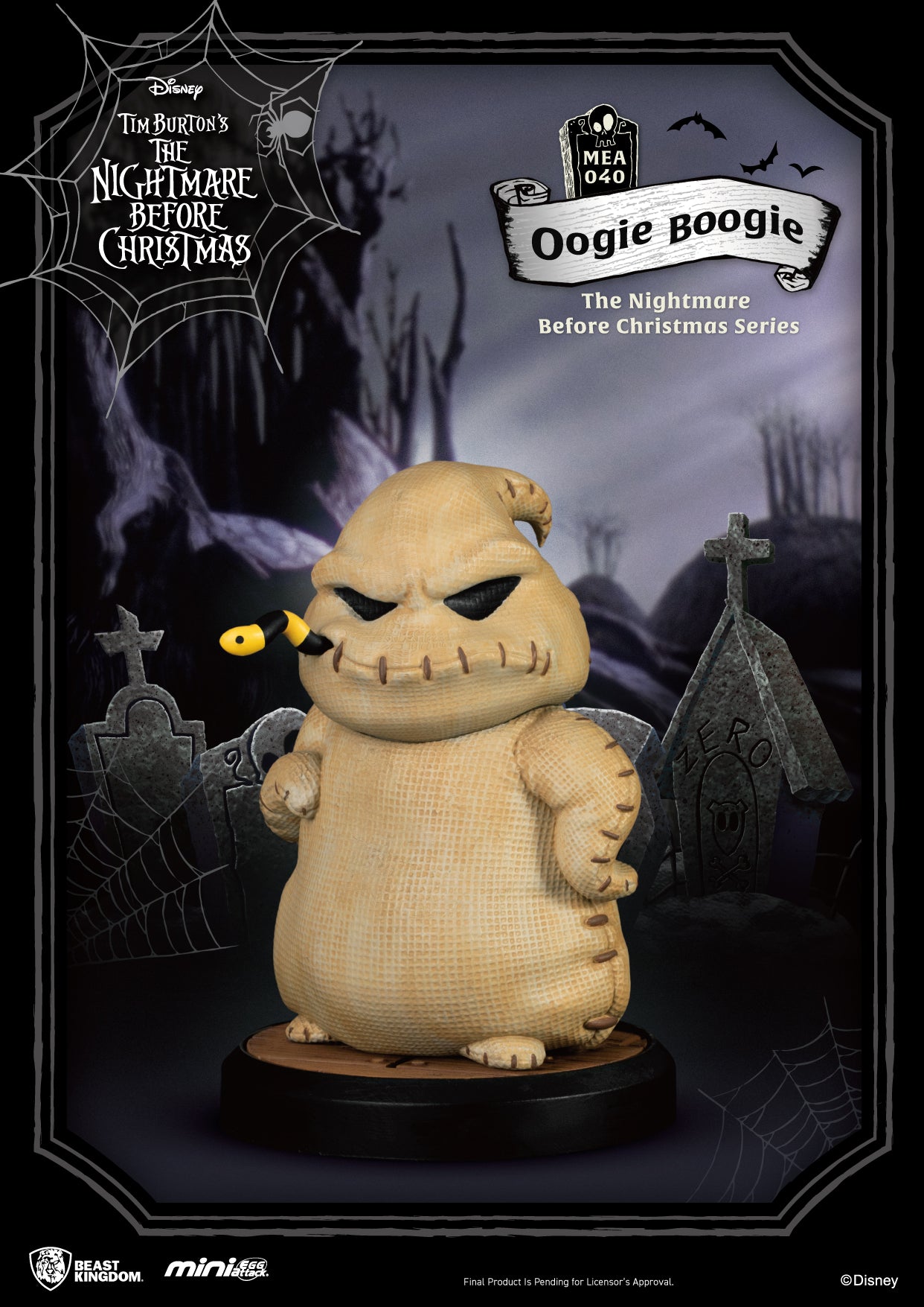 Beast Kingdoms MEA-040 Disney The Nightmare Before Christmas Series SET Mini Egg Attack Figure