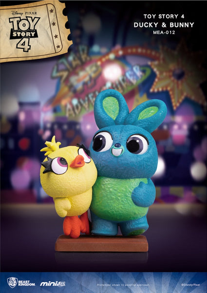 Beast Kingdom MEA-012 Disney Pixar Toy Story 4: Ducky & Bunny Mini