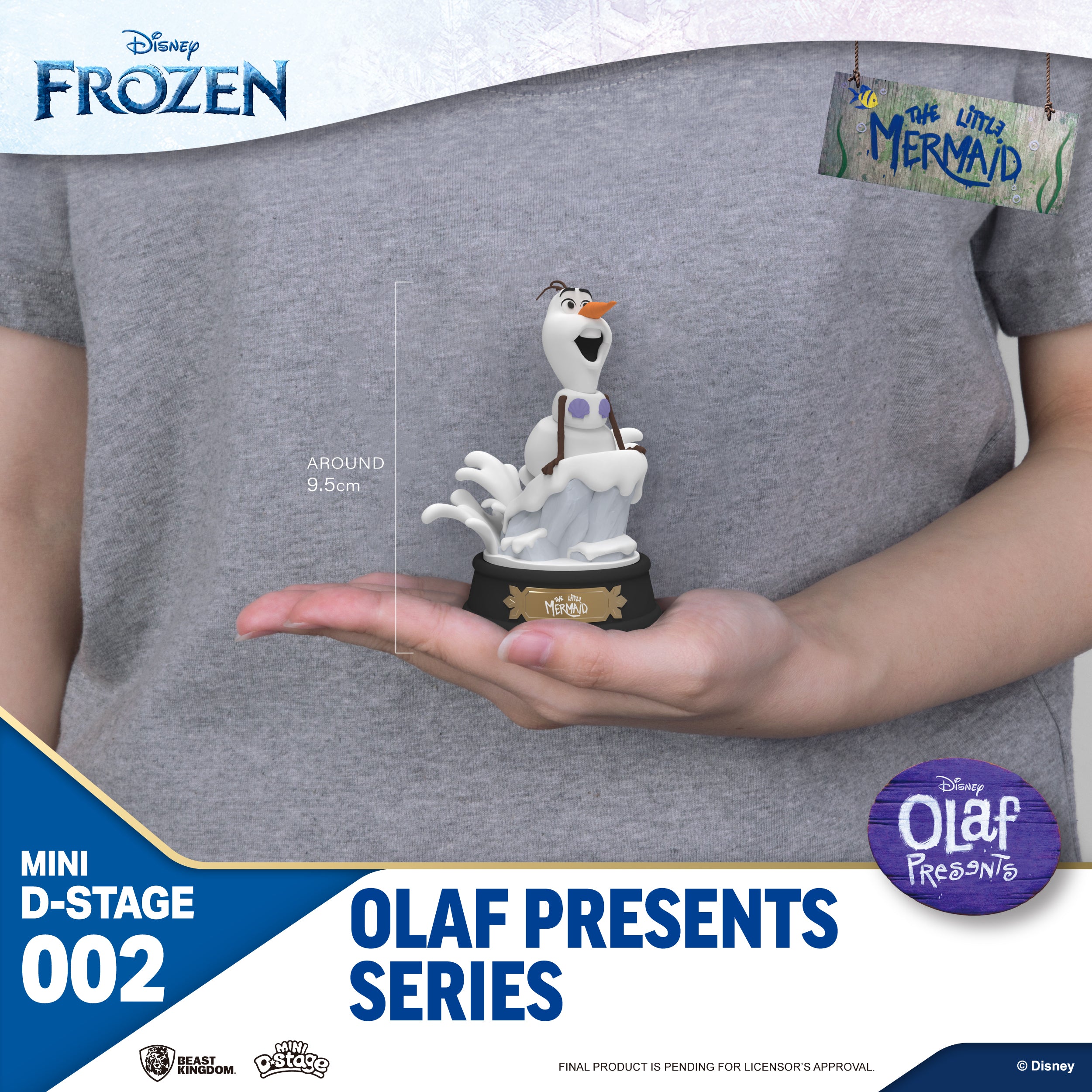 Beast Kingdom Mini DS-002 Disney Pixar Olaf Presents Series Set Mini Diorama Stage Figure