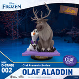 Beast Kingdom Mini DS-002 Disney Pixar Olaf Presents Series Set Mini Diorama Stage Figure