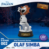 Beast Kingdom Mini DS-002 Disney Pixar Olaf Presents Series Set Mini Diorama Stage Figure