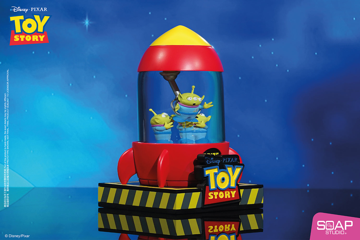 Soap Studio PX306 Aliens Claw Crane Snow Globe