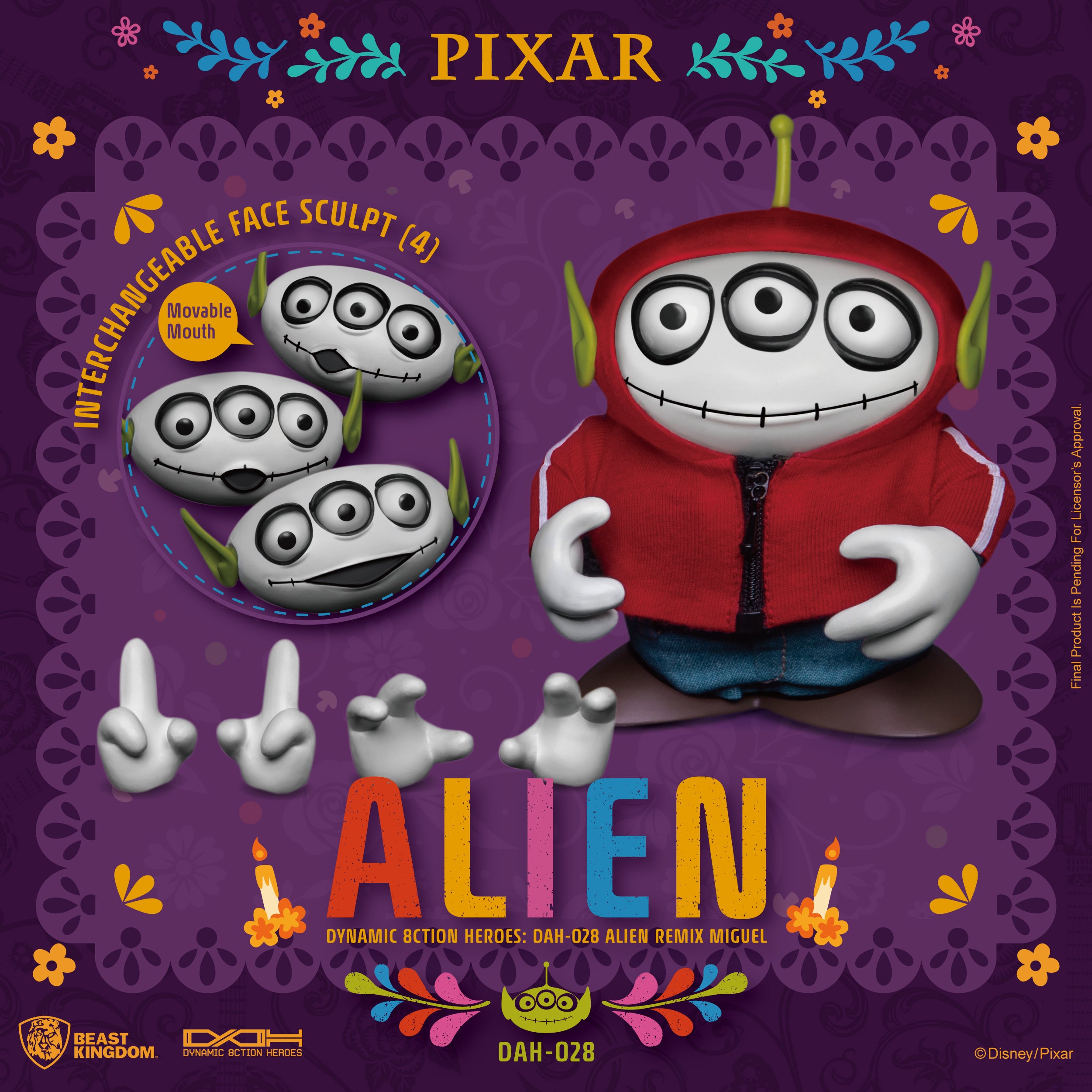 Beast Kingdom DAH-028 Alien Remix Miguel (COCO)