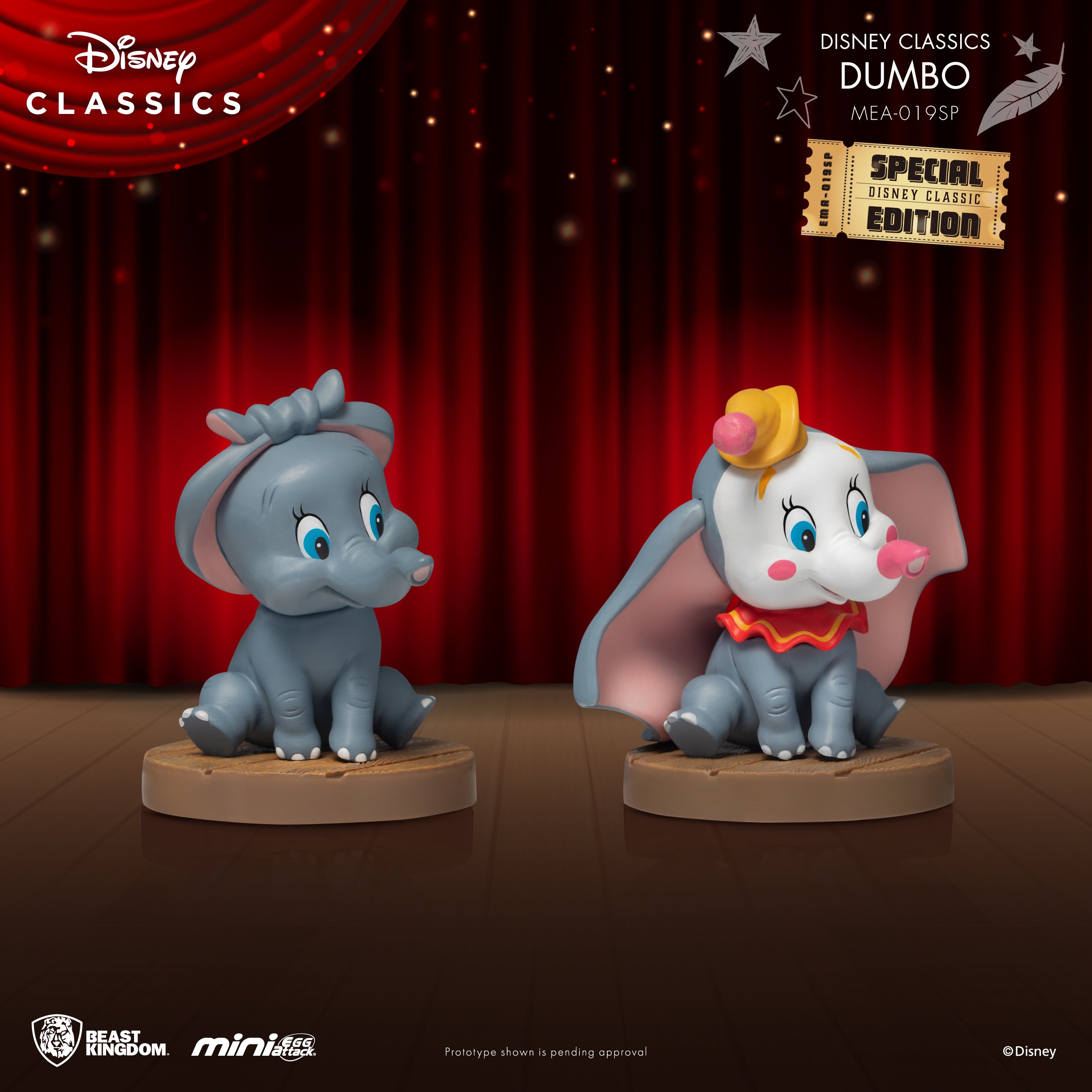 Beast Kingdom MEA-019SP Disney Classic Series Dumbo Special Edition Mini Egg Attack Figure