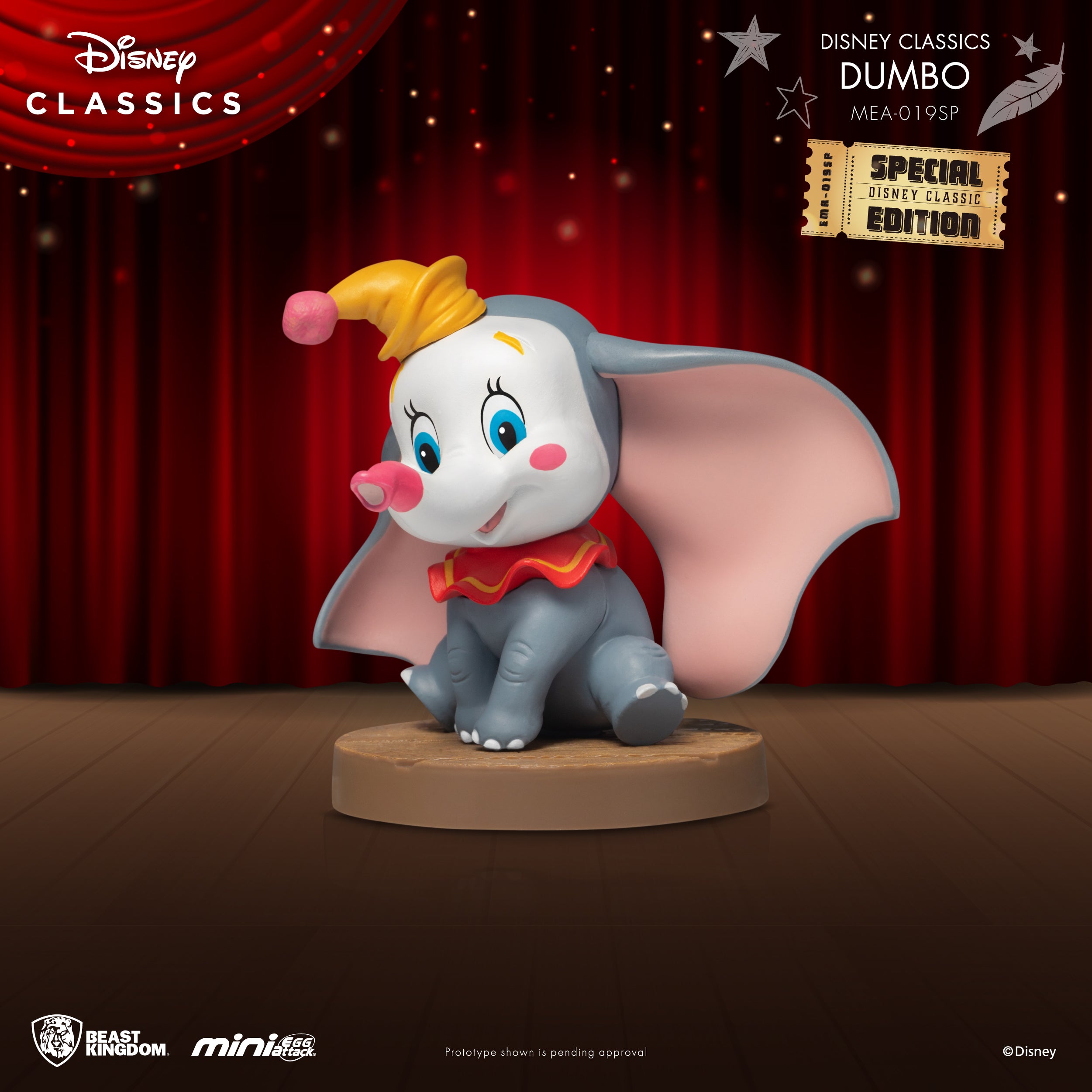 Beast Kingdom MEA-019SP Disney Classic Series Dumbo Special Edition Mini Egg Attack Figure