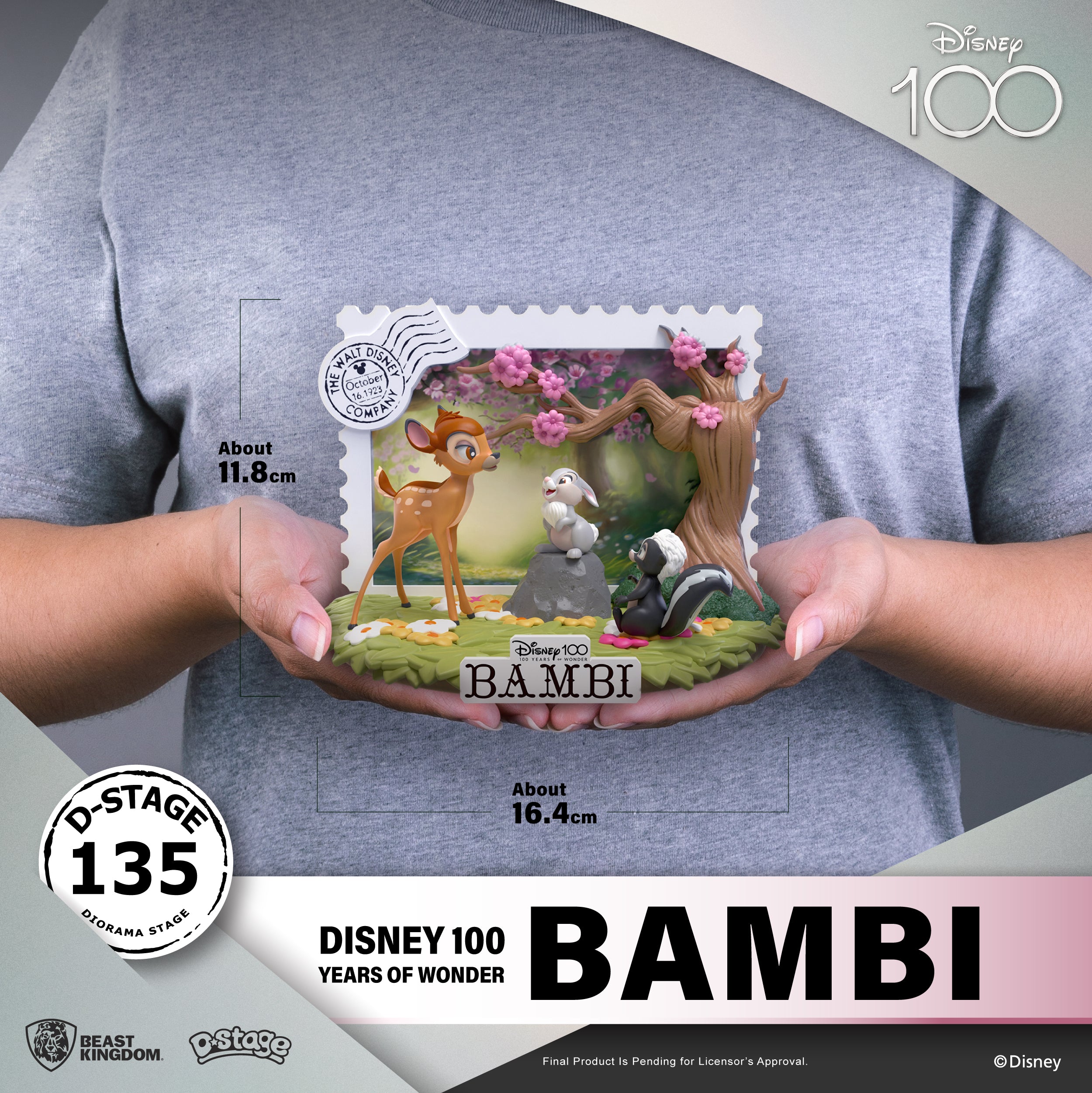 Beast Kingdom DS-135 Disney 100 Years of Wonder-Bambi Diorama Stage D-Stage Figure Statue