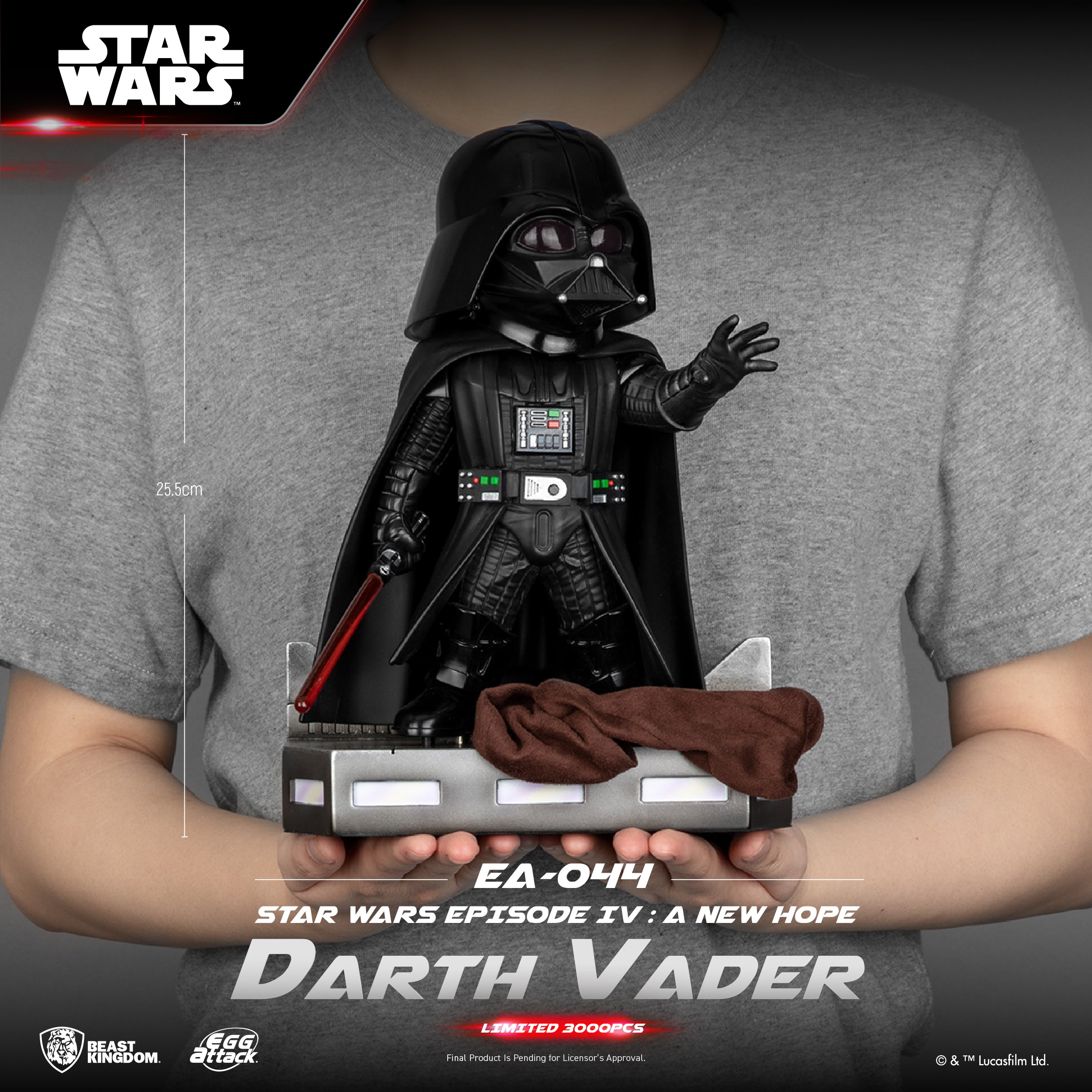 Beast Kingdom EA-044 Star Wars Episode IV: A New Hope Darth Vader Egg Attack Figure Statue