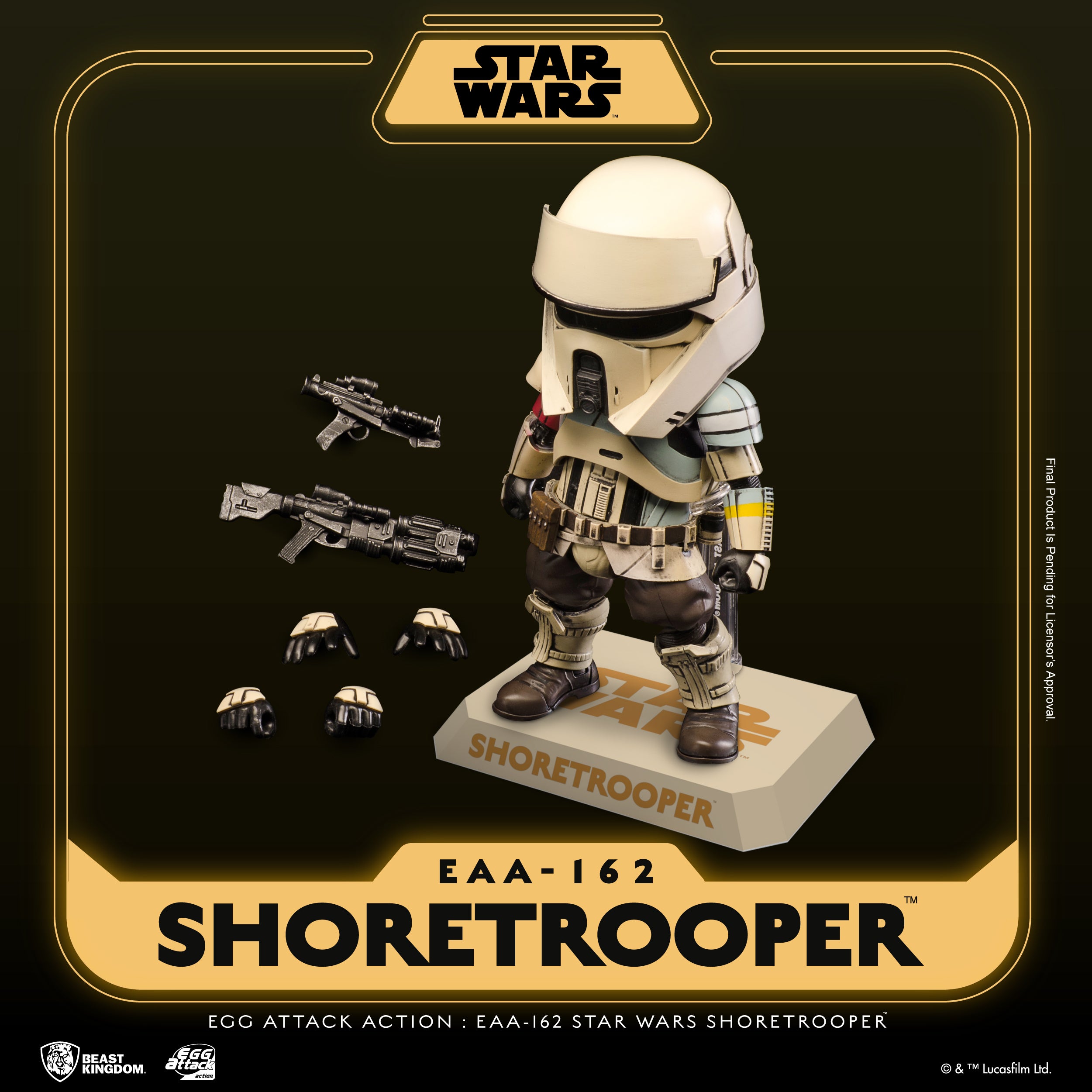 Beast Kingdom EAA-162 Star Wars Shoretrooper Egg Attack Action Figure