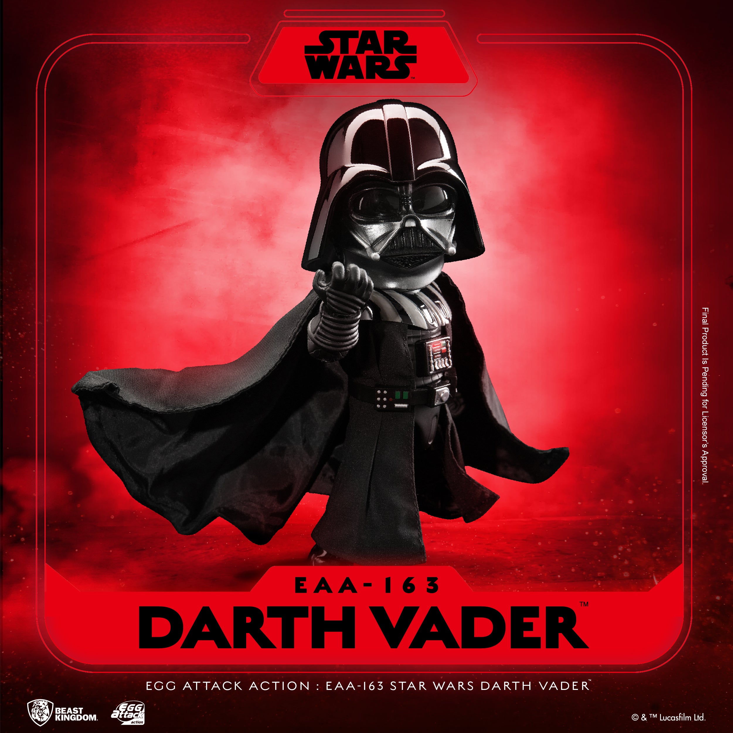 Beast Kingdom EAA-163 Star Wars Darth Vader Egg Attack Action Figure