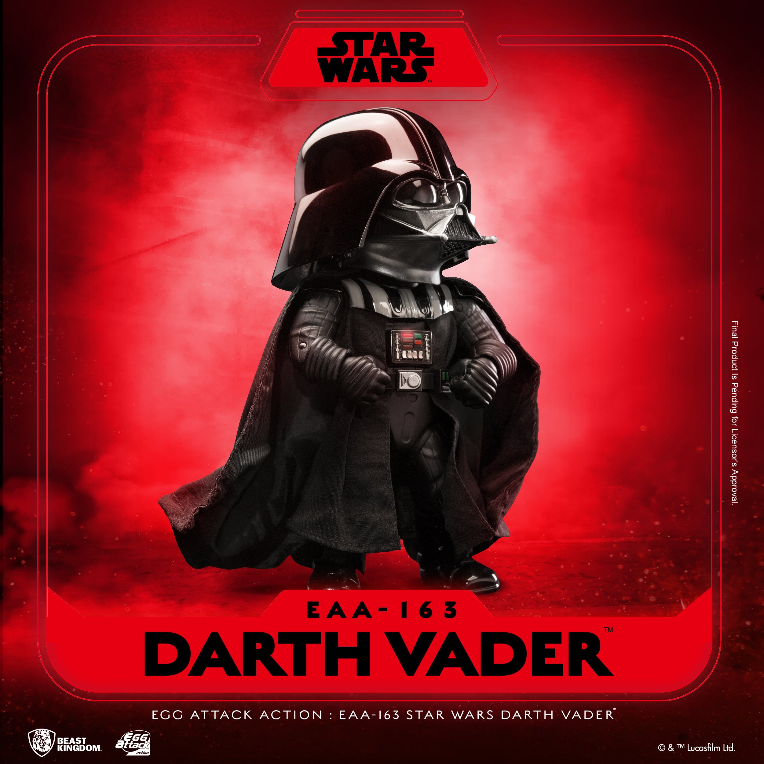 Beast Kingdom EAA-163 Star Wars Darth Vader Egg Attack Action Figure