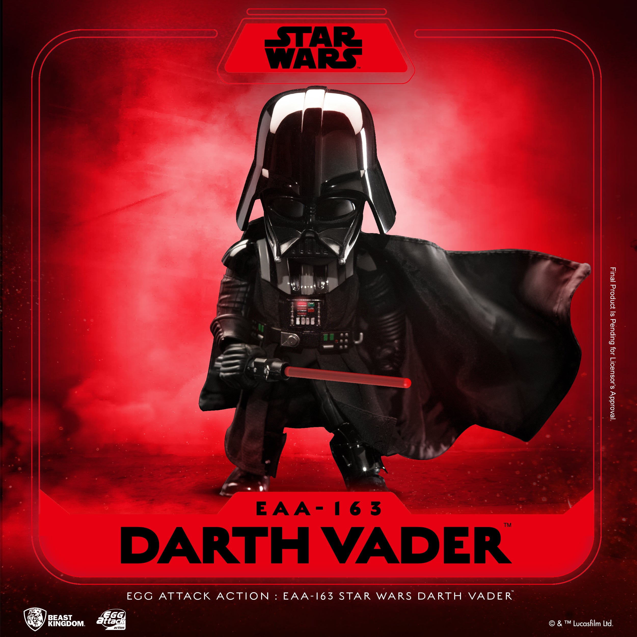 Beast Kingdom EAA-163 Star Wars Darth Vader Egg Attack Action Figure