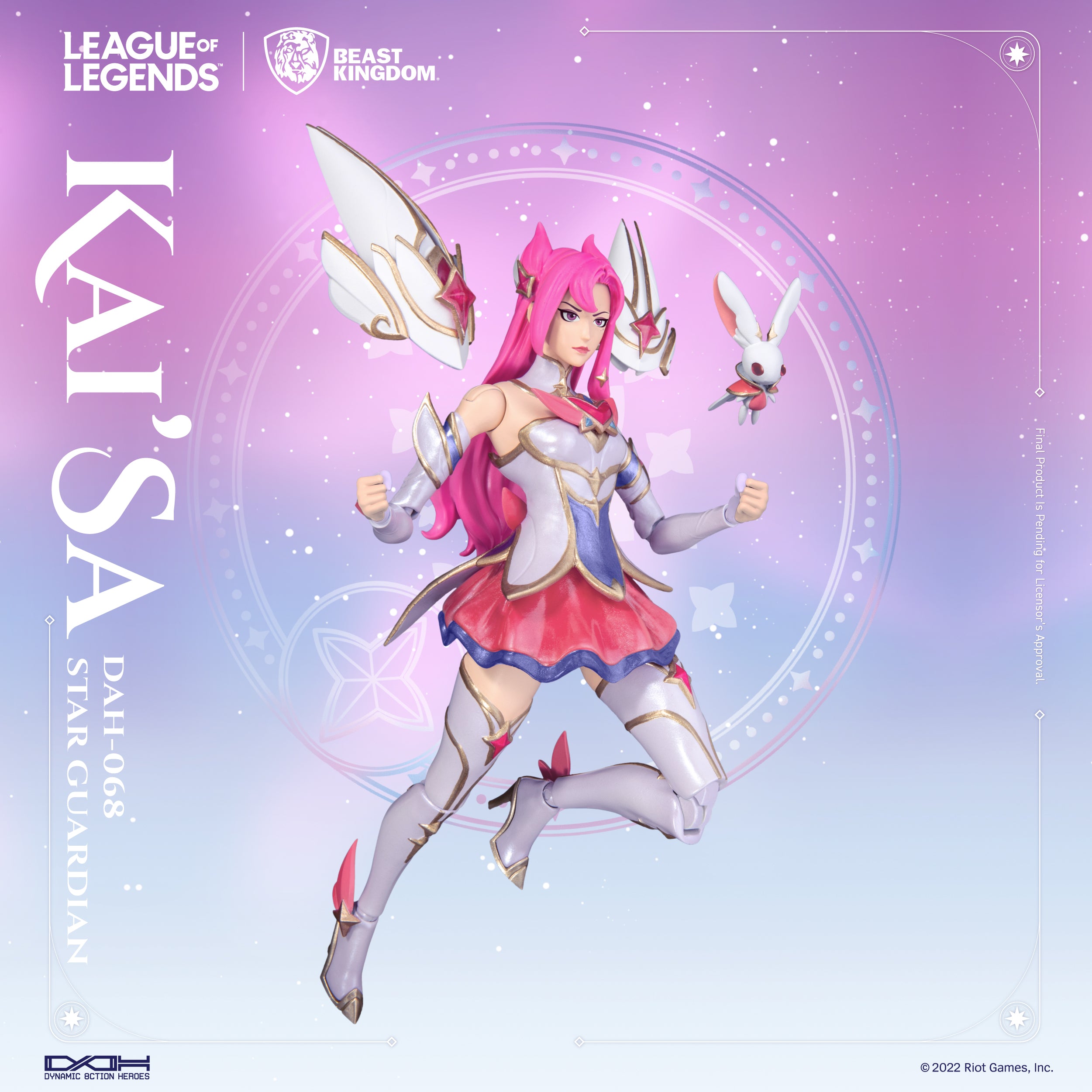 Beast Kingdom DAH-068 League of Legends Star Guardian Kai'Sa 1:9 Scale Dynamic 8ction Heroes Action Figure