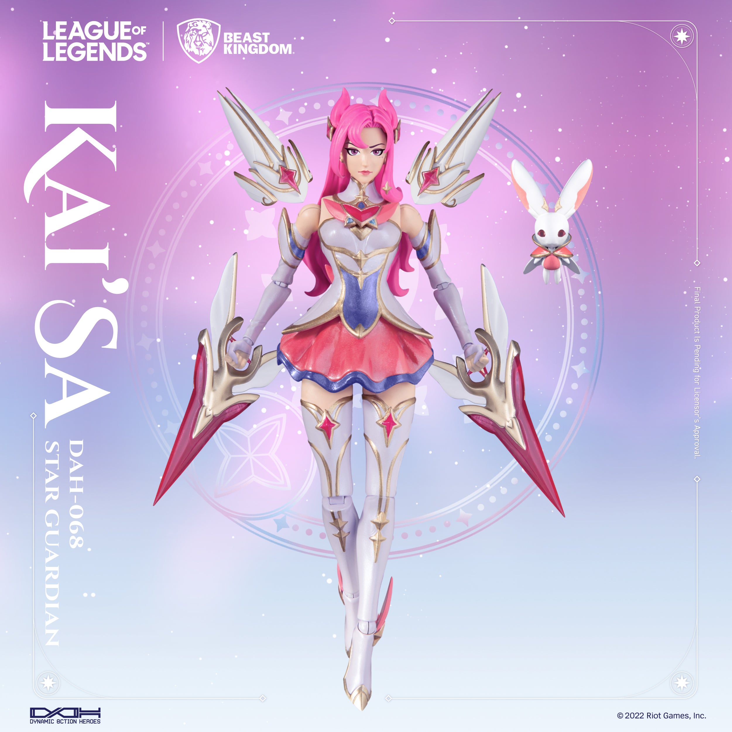 Beast Kingdom DAH-068 League of Legends Star Guardian Kai'Sa 1:9 Scale Dynamic 8ction Heroes Action Figure