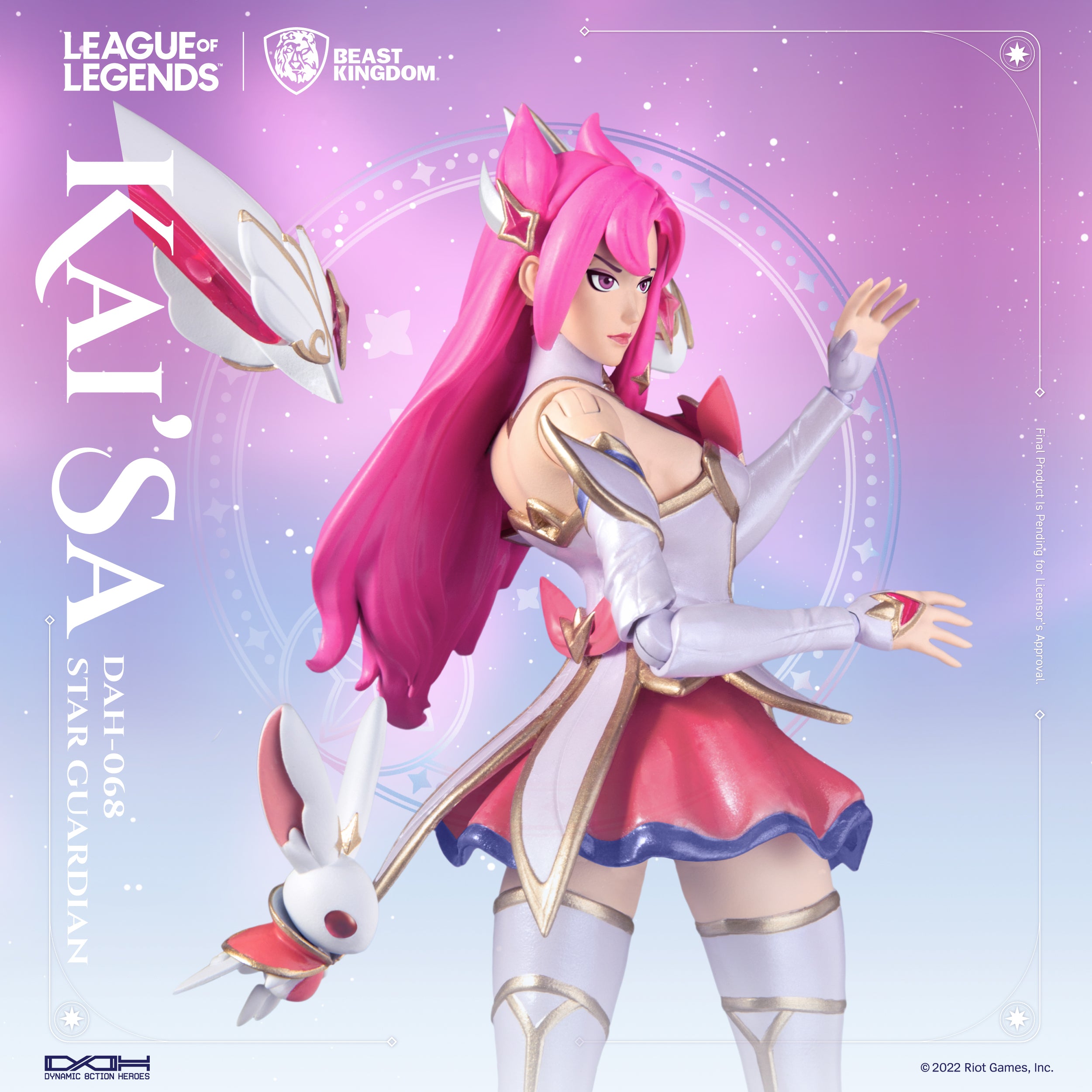 Beast Kingdom DAH-068 League of Legends Star Guardian Kai'Sa 1:9 Scale Dynamic 8ction Heroes Action Figure