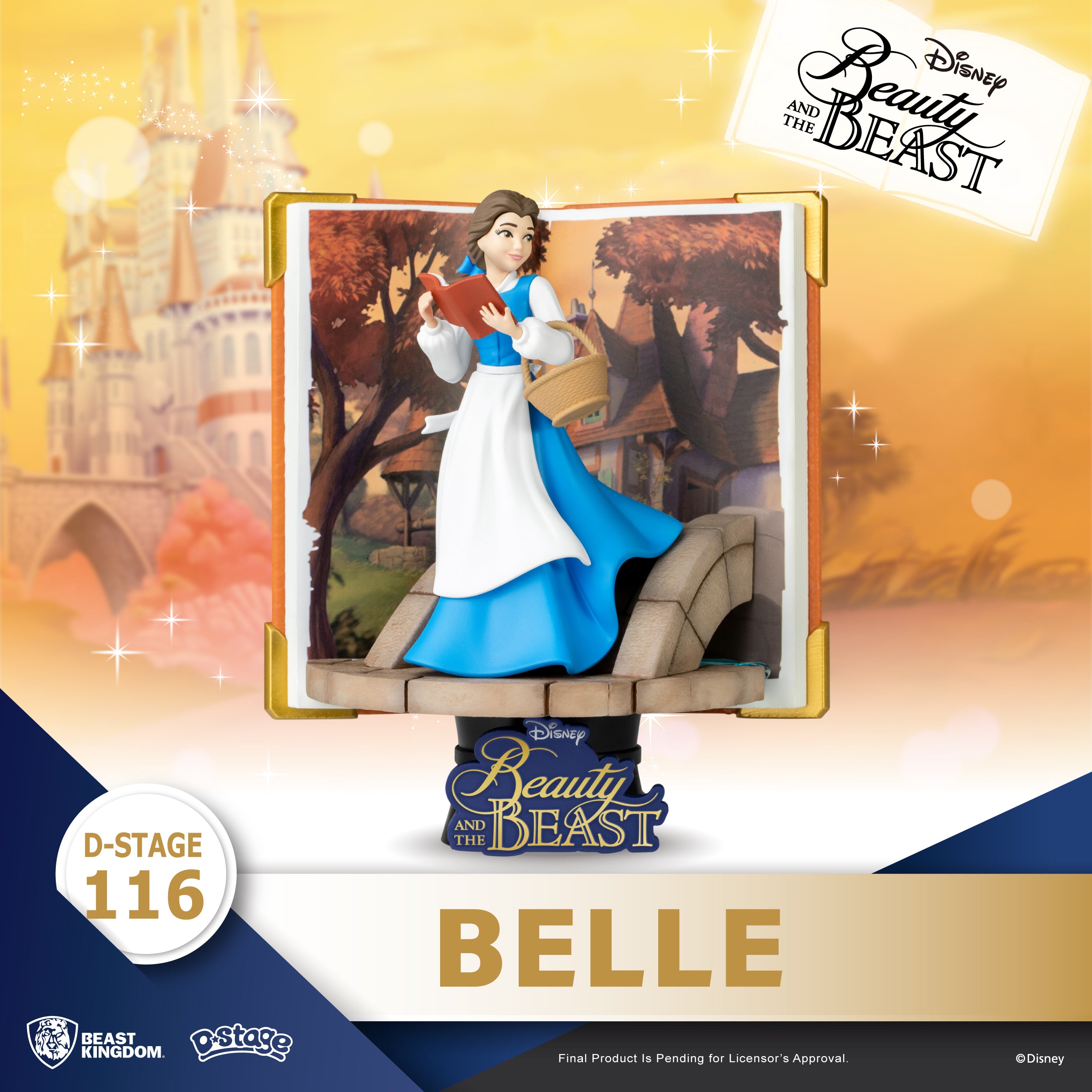 Beast Kingdom DS-116 Disney Story Book Series: Belle Diorama Stage D-Stage Figure Statue