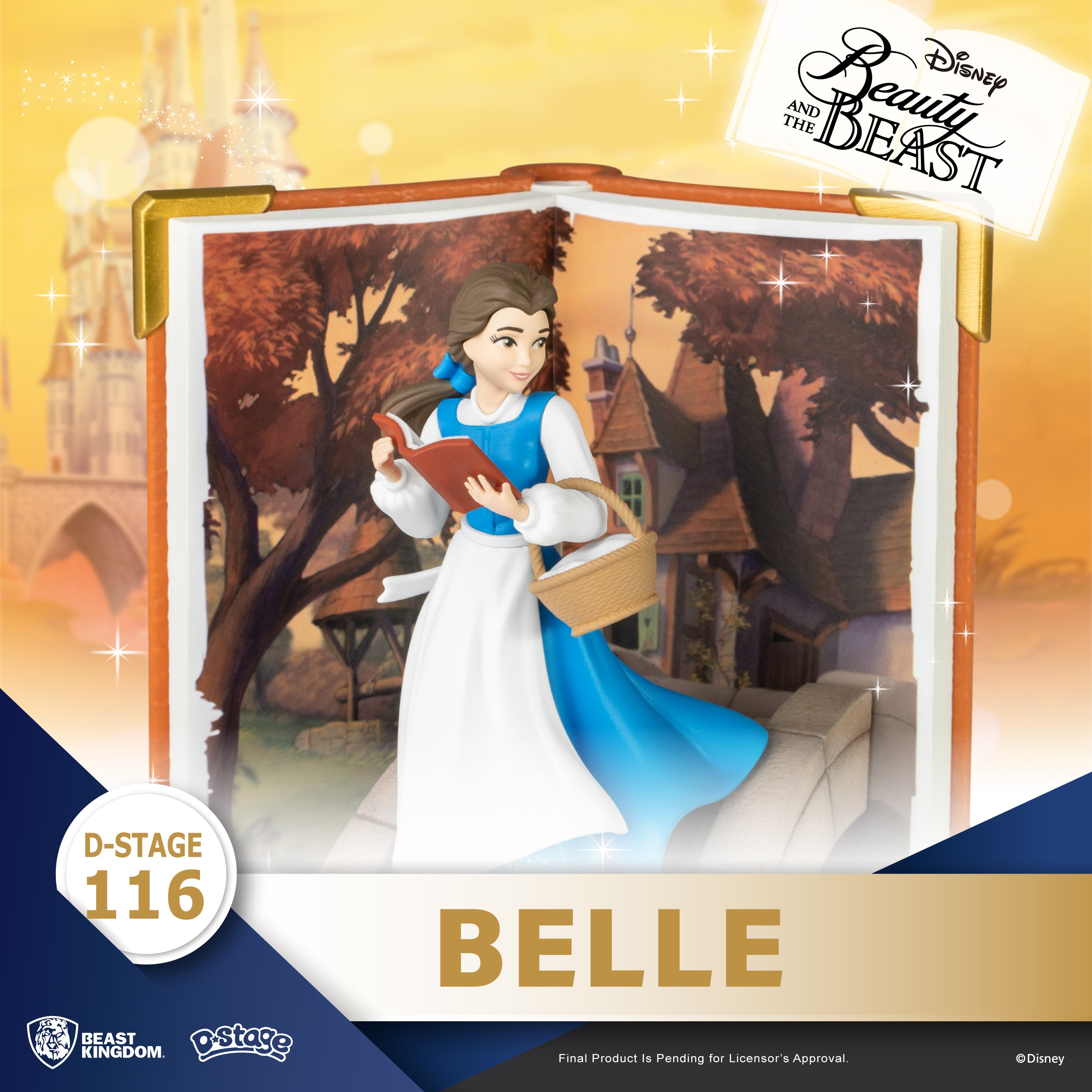 Beast Kingdom DS-116 Disney Story Book Series: Belle Diorama Stage D-Stage Figure Statue