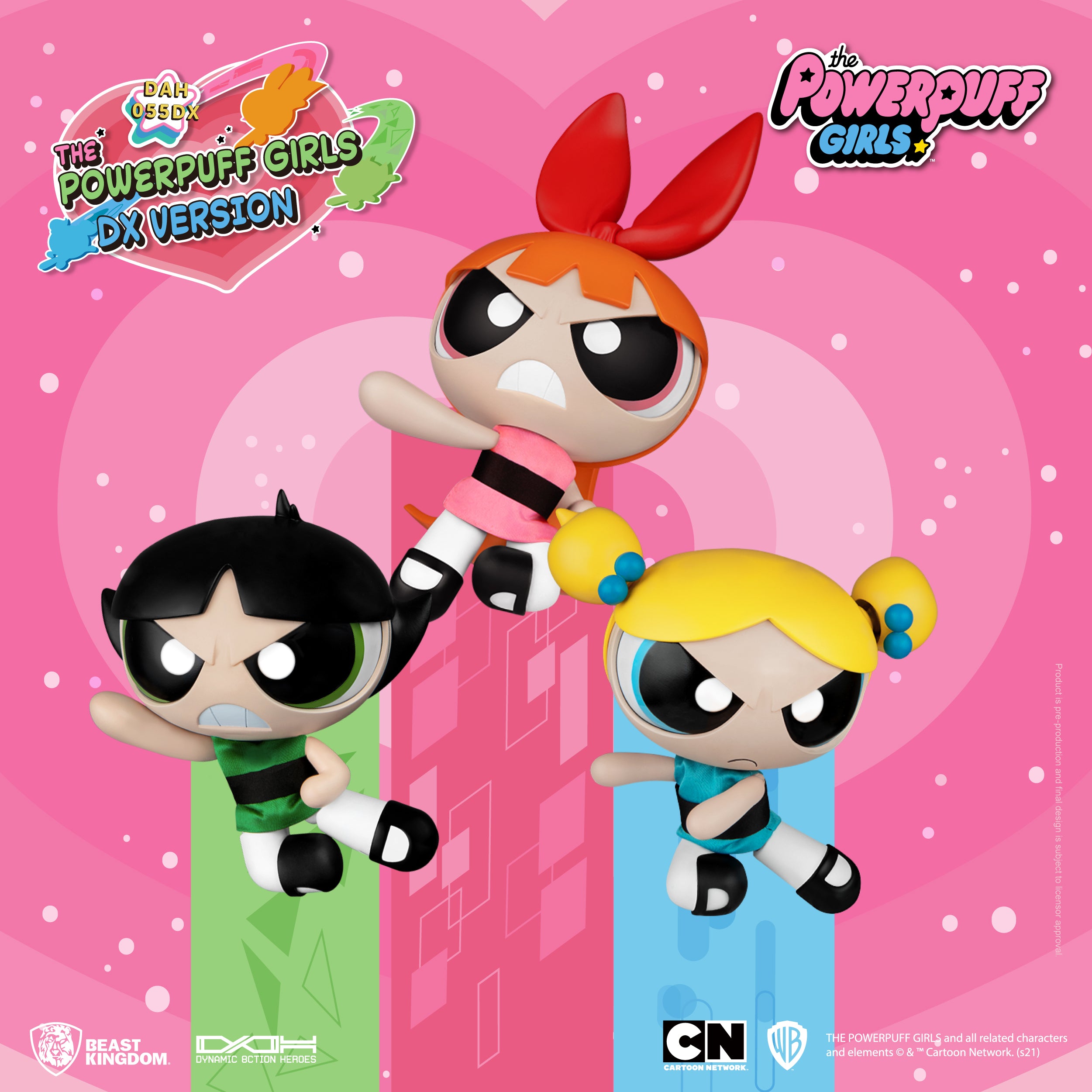 Beast Kingdom DAH-055DX The Powerpuff Girl 1:9 Scale Dynamic 8ction Heroes Action Figure