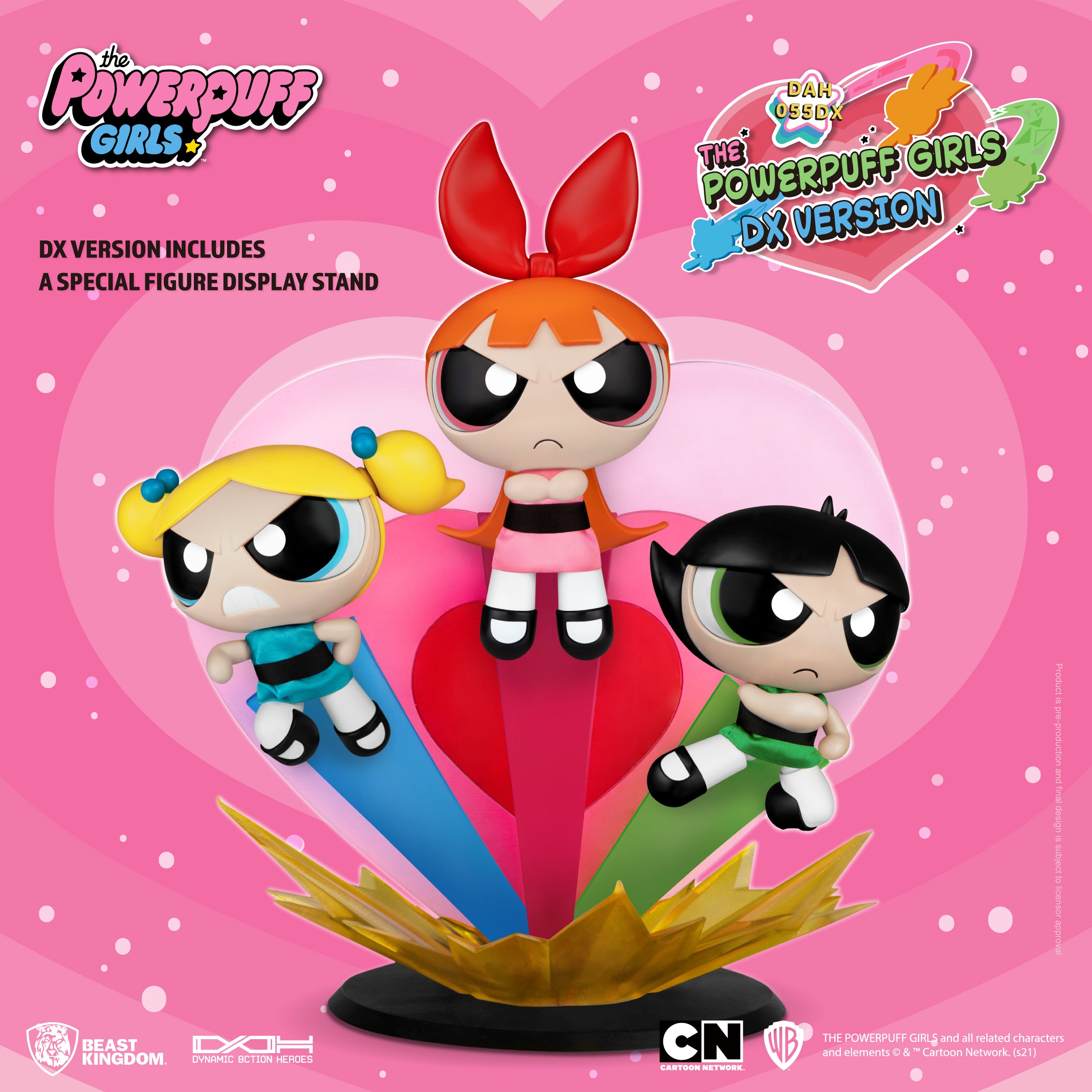 Beast Kingdom DAH-055DX The Powerpuff Girl 1:9 Scale Dynamic 8ction Heroes Action Figure