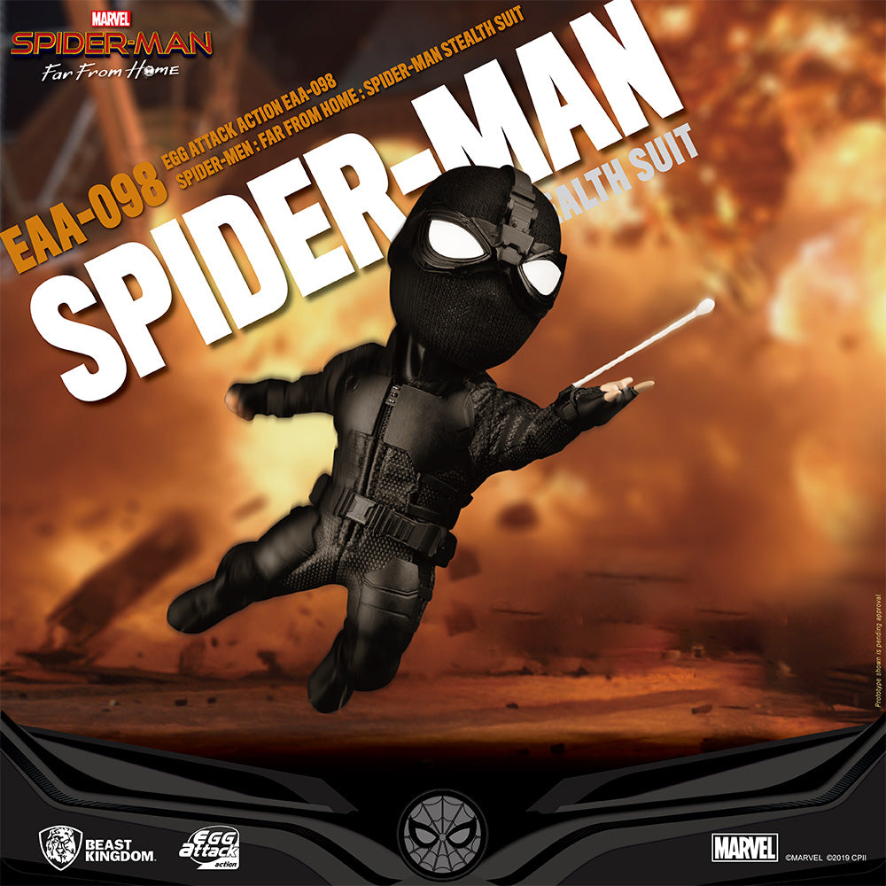 Beast Kingdom EAA-098 Marvel Comics: Spider-Man Far From Home (Stealth Suit) Egg Attack Action Figure