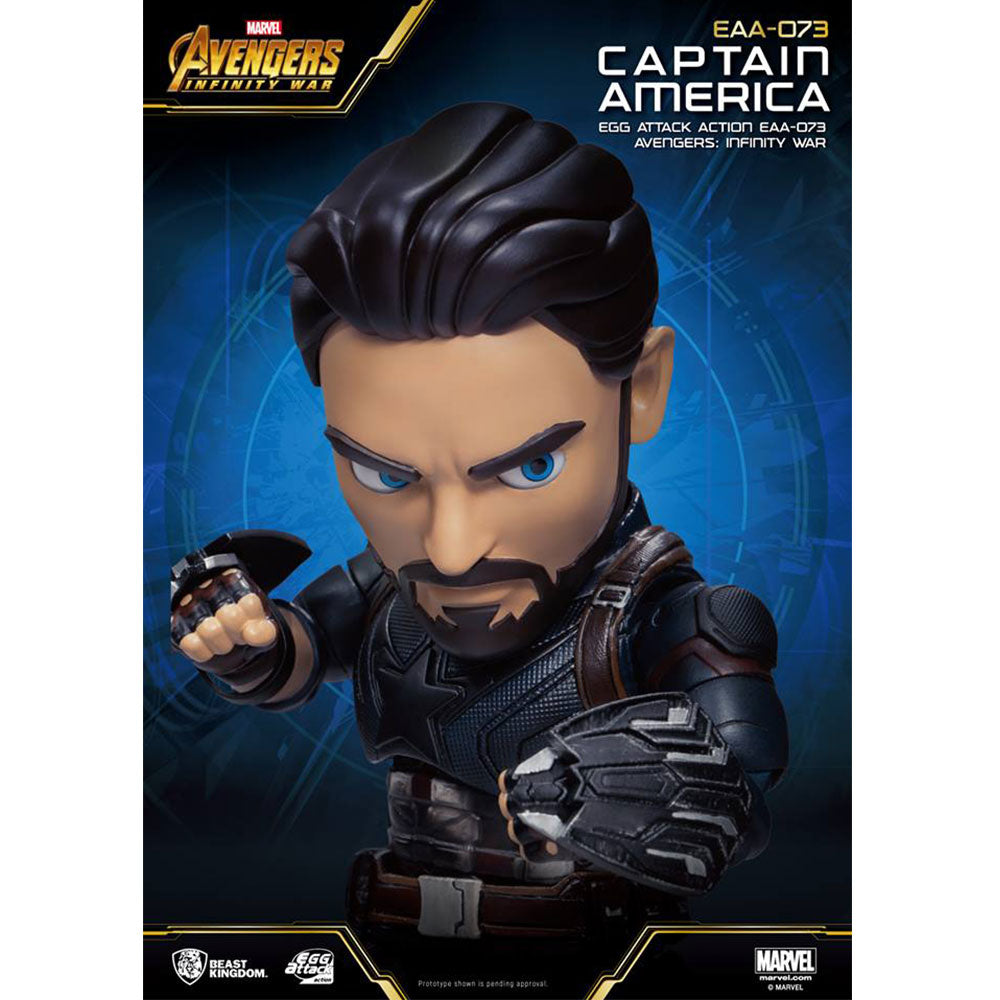 Beast Kingdom EAA-073 Marvel Avengers Infinity War: Captain America Egg Attack Action Figure